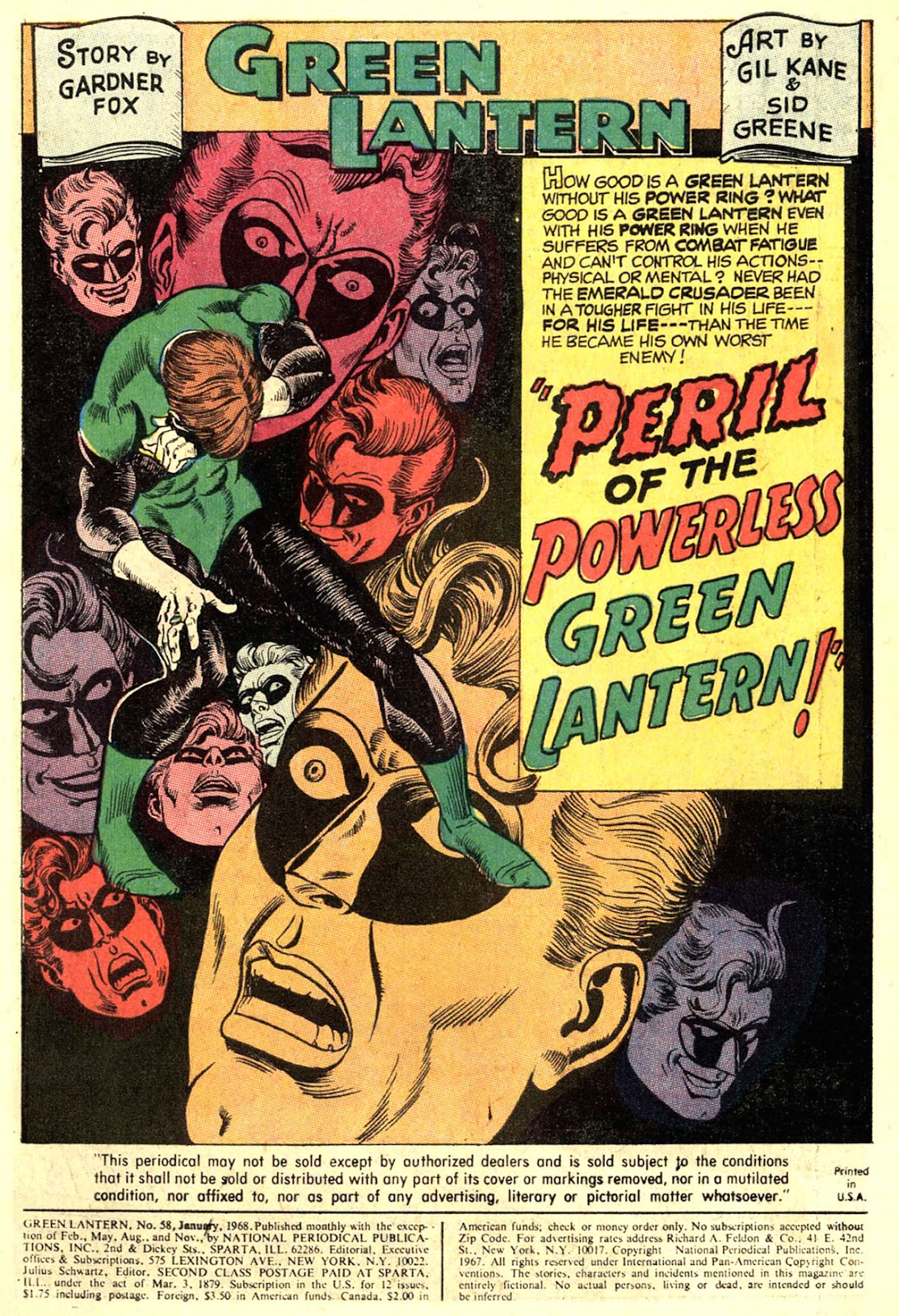 Green Lantern (1960) Issue #58 #61 - English 3
