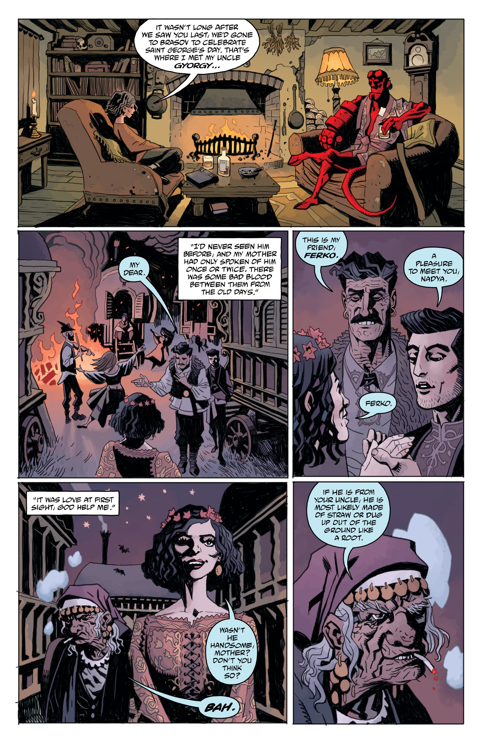 Read online Hellboy and the B.P.R.D.: The Return of Effie Kolb and Others comic -  Issue # TPB (Part 1) - 86