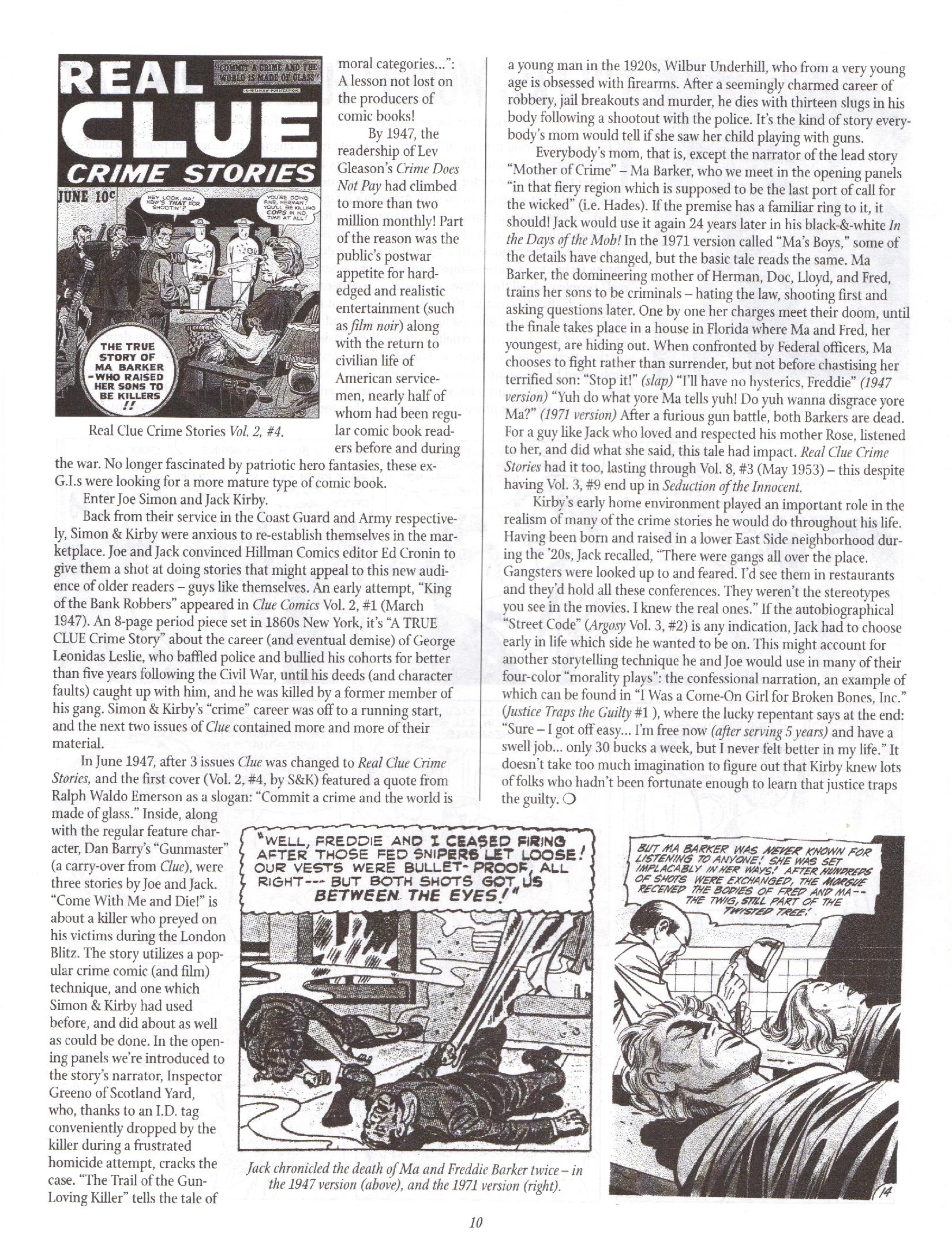 Read online The Jack Kirby Collector comic -  Issue #16 - 10
