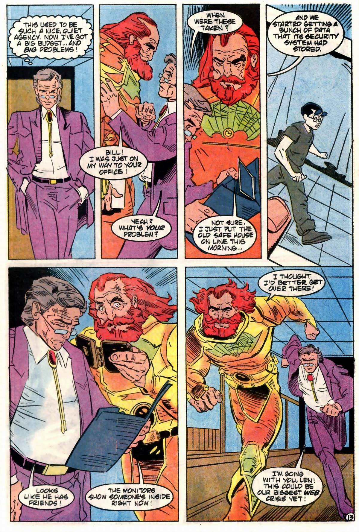 Read online The Web (1991) comic -  Issue #5 - 14