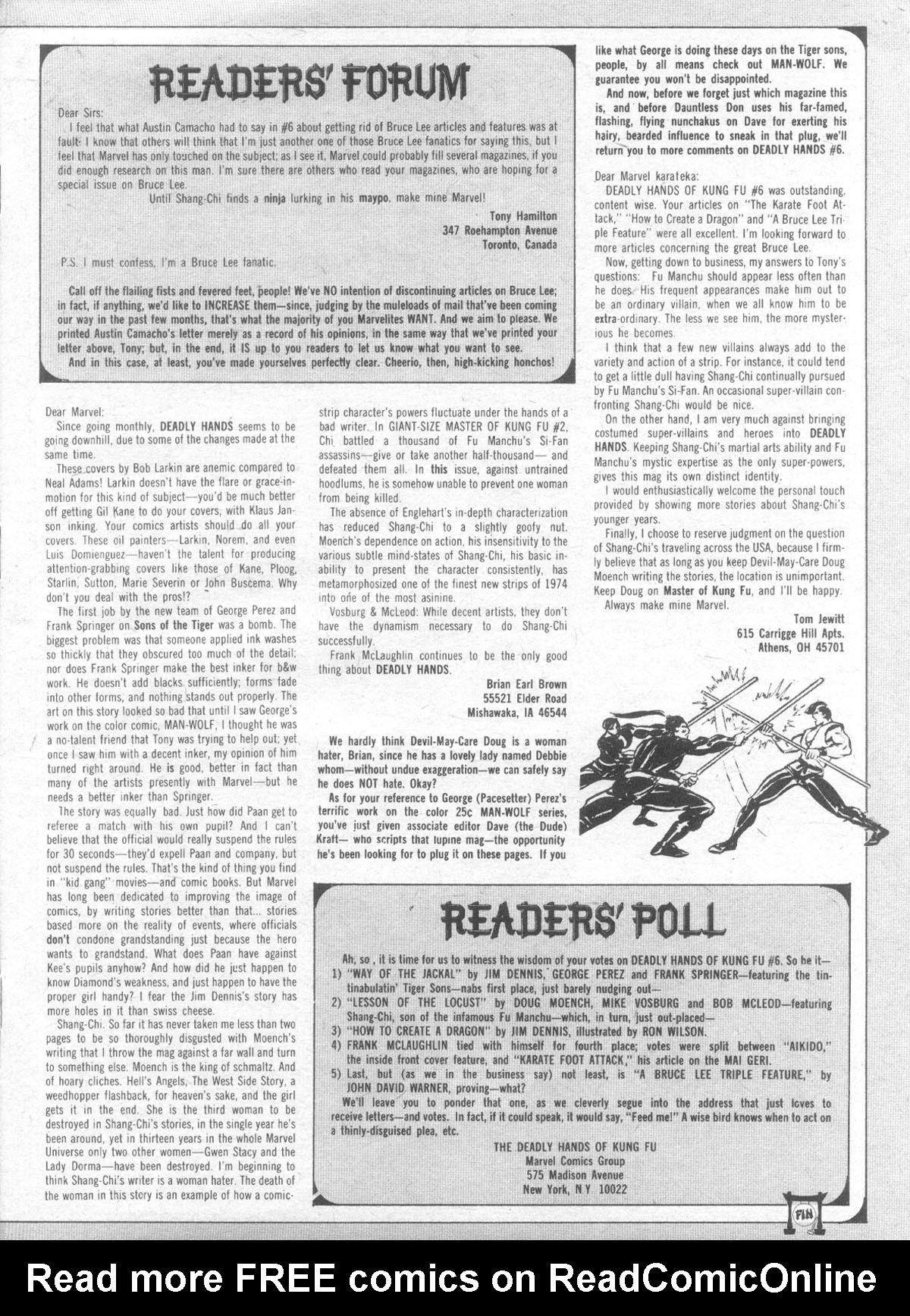 Read online The Deadly Hands of Kung Fu comic -  Issue #9 - 6