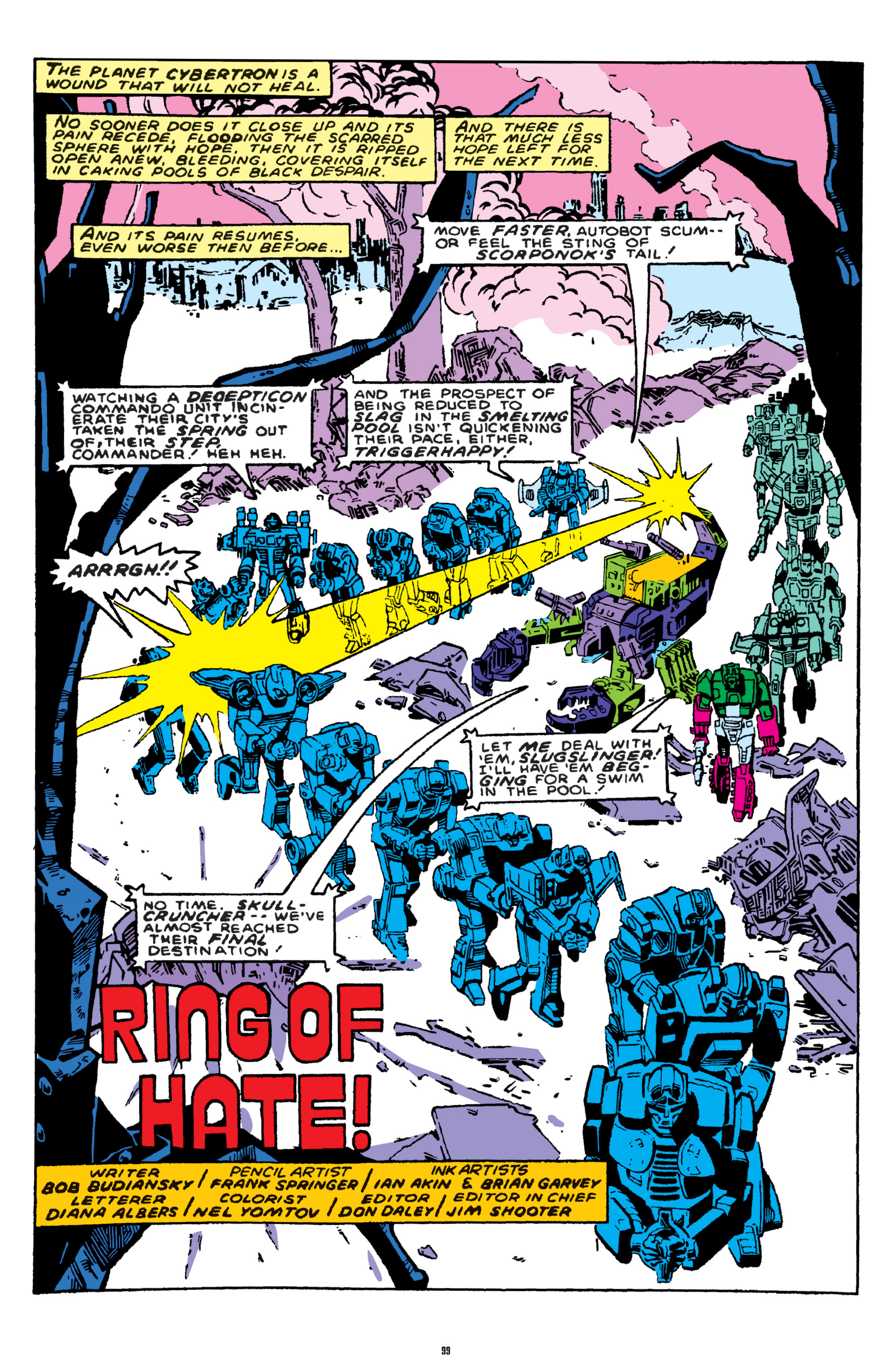 Read online The Transformers Classics comic -  Issue # TPB 7 - 99