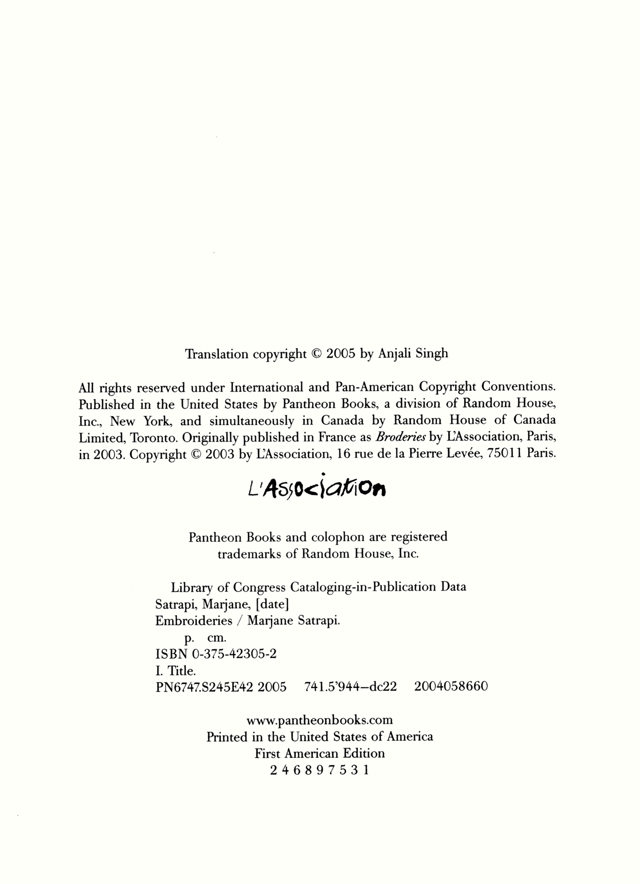 Read online Embroideries comic -  Issue # TPB - 8