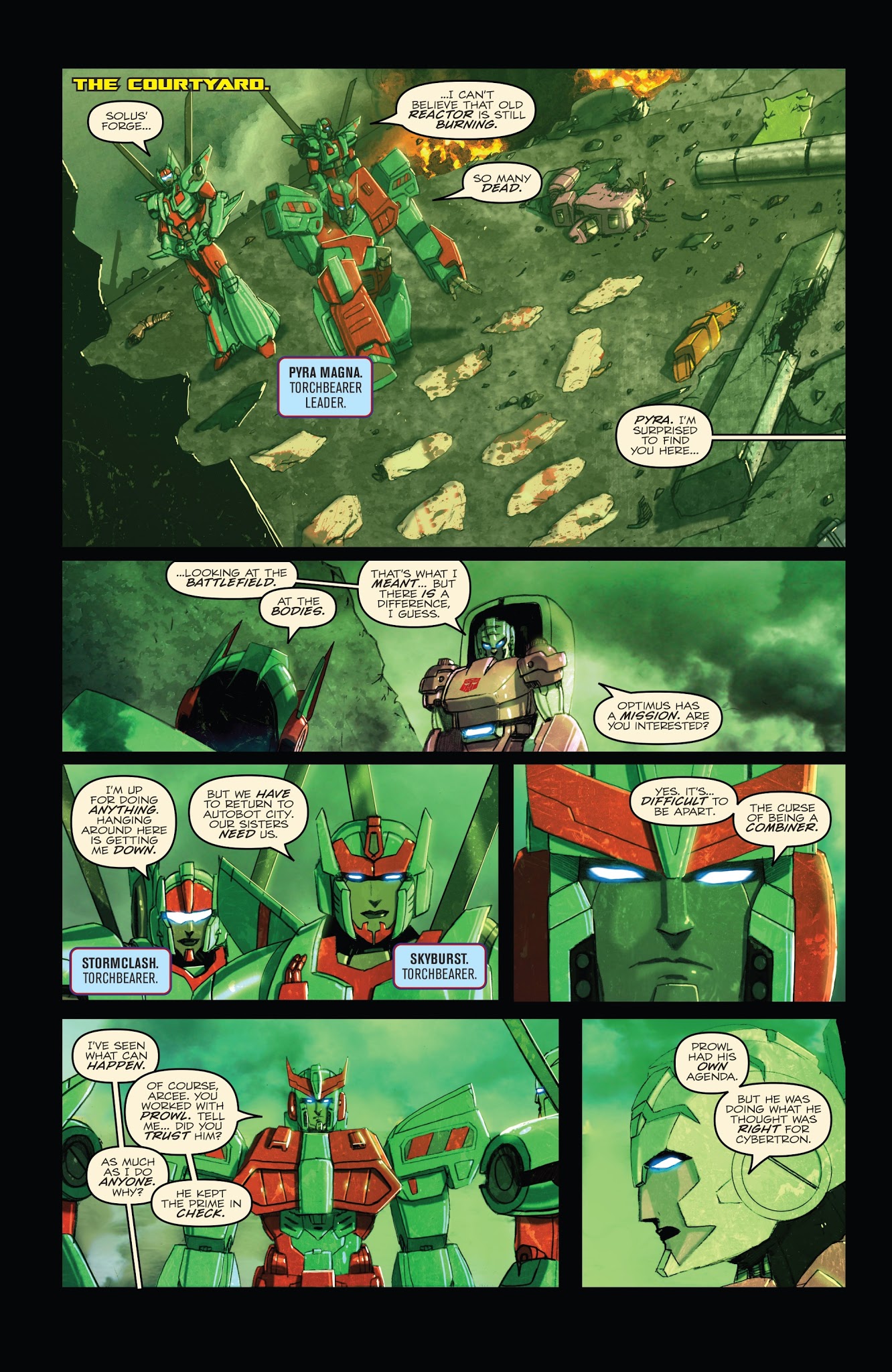 Read online Optimus Prime comic -  Issue #13 - 17