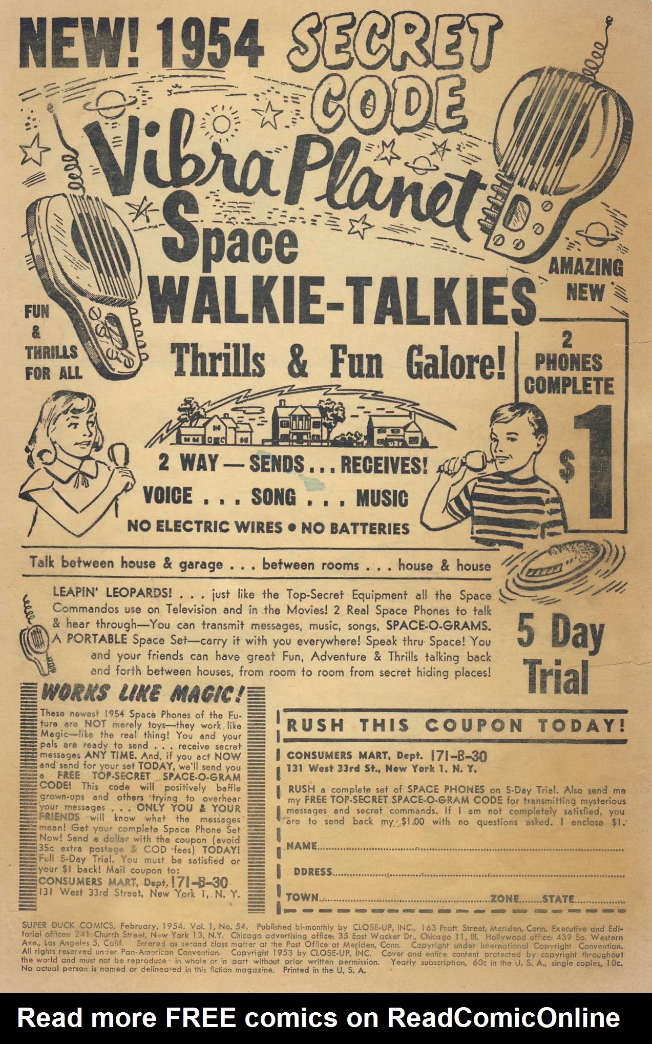 Read online Super Duck Comics comic -  Issue #54 - 2