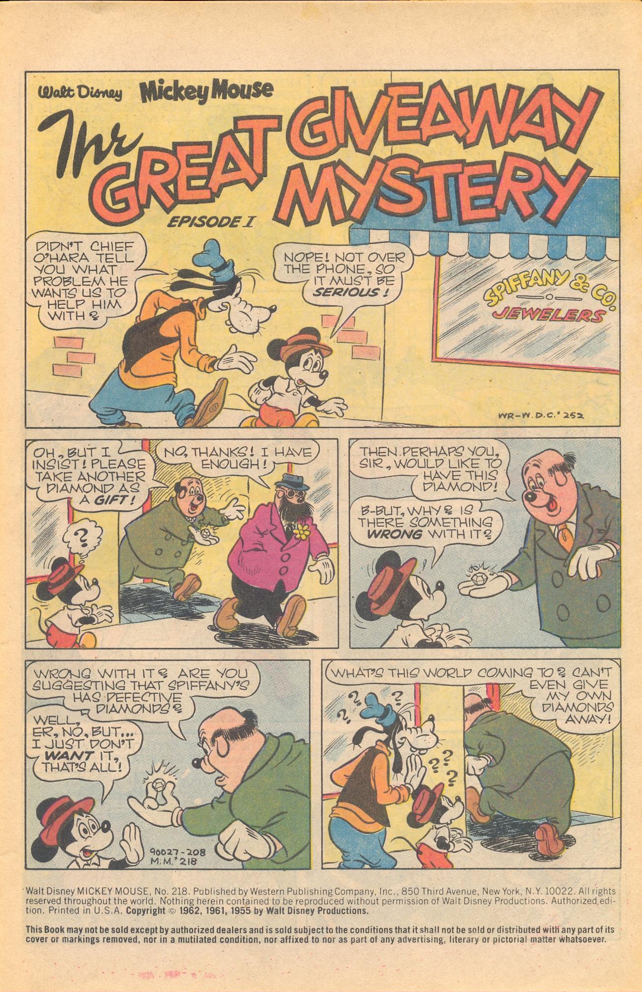 Read online Walt Disney's Mickey Mouse comic -  Issue #218 - 3