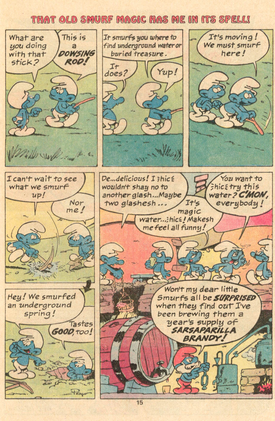 Read online Smurfs comic -  Issue #2 - 14