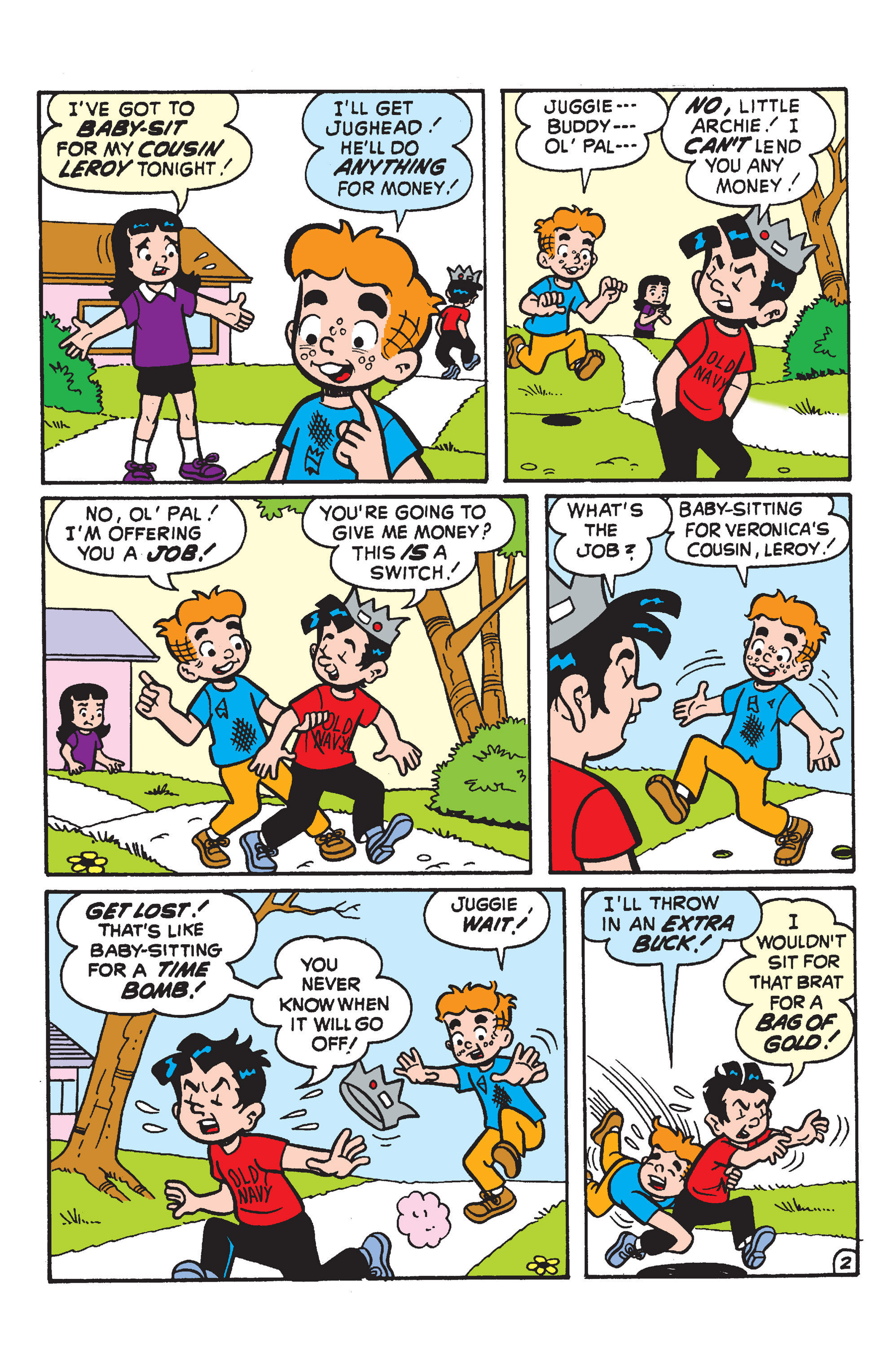 Read online B&V Friends Adventures In Babysitting comic -  Issue # TPB - 49