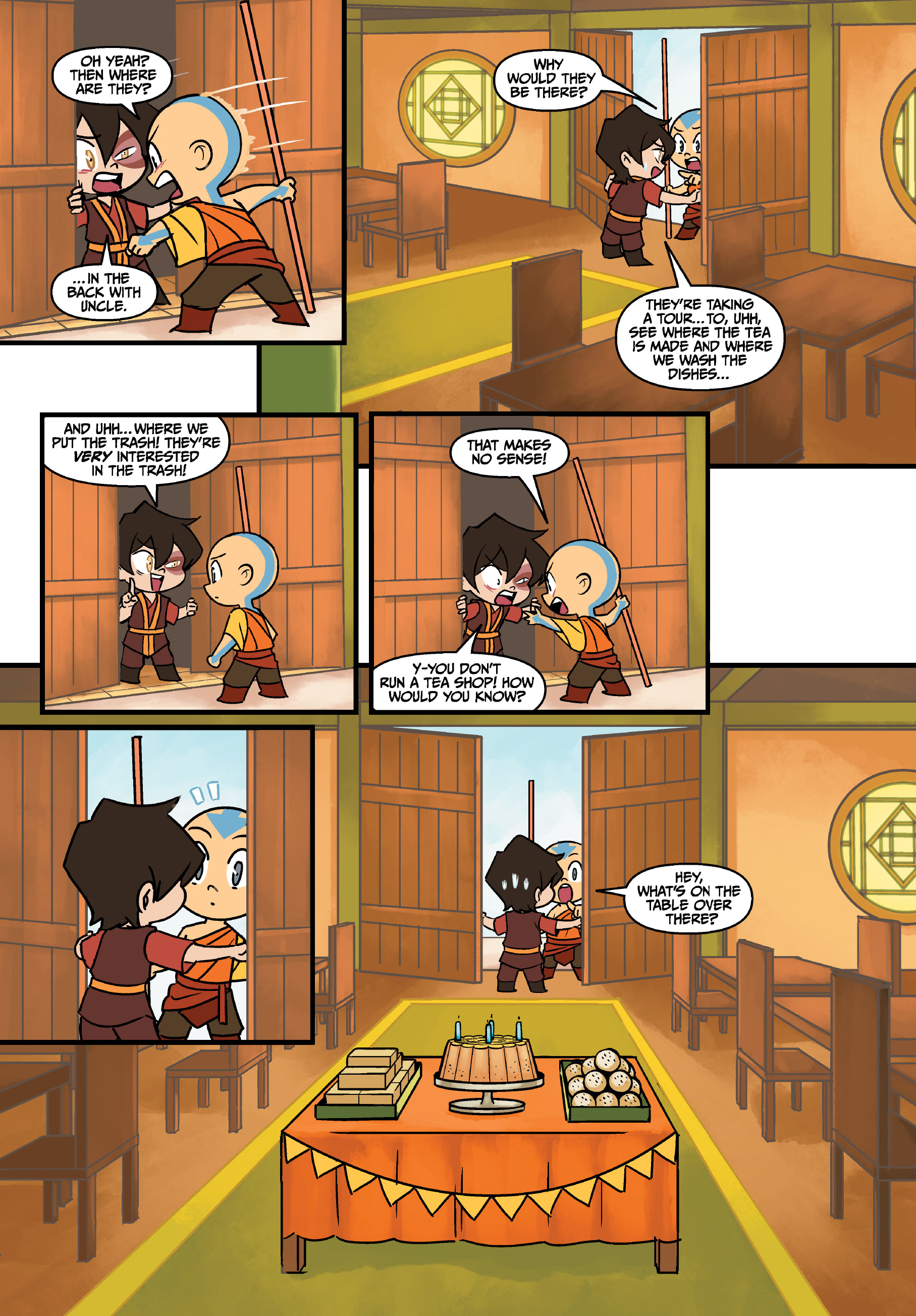 Read online Avatar: The Last Airbender Chibis - Aang's Unfreezing Day comic -  Issue # Full - 19