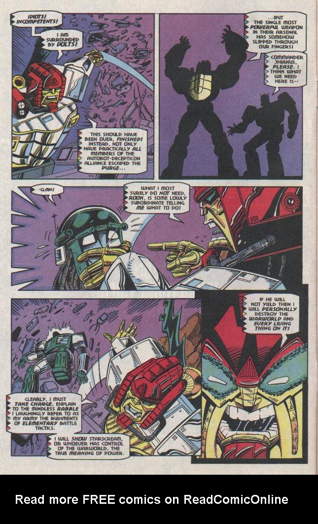 Read online Transformers: Generation 2 comic -  Issue #11 - 6