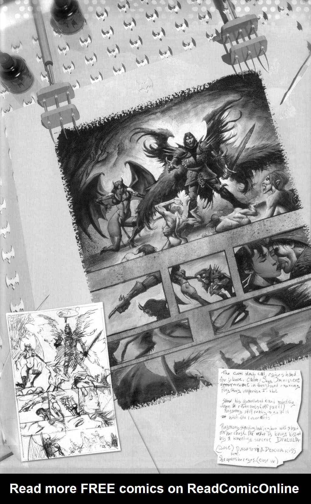 Read online Purgatori: The Dracula Gambit comic -  Issue # _Sketchbook - 25