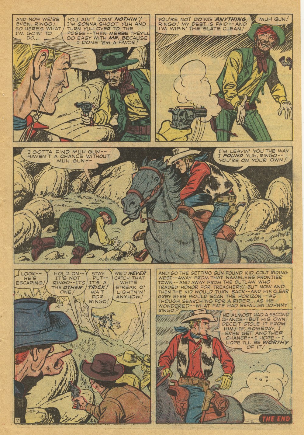 Read online Kid Colt Outlaw comic -  Issue #84 - 11