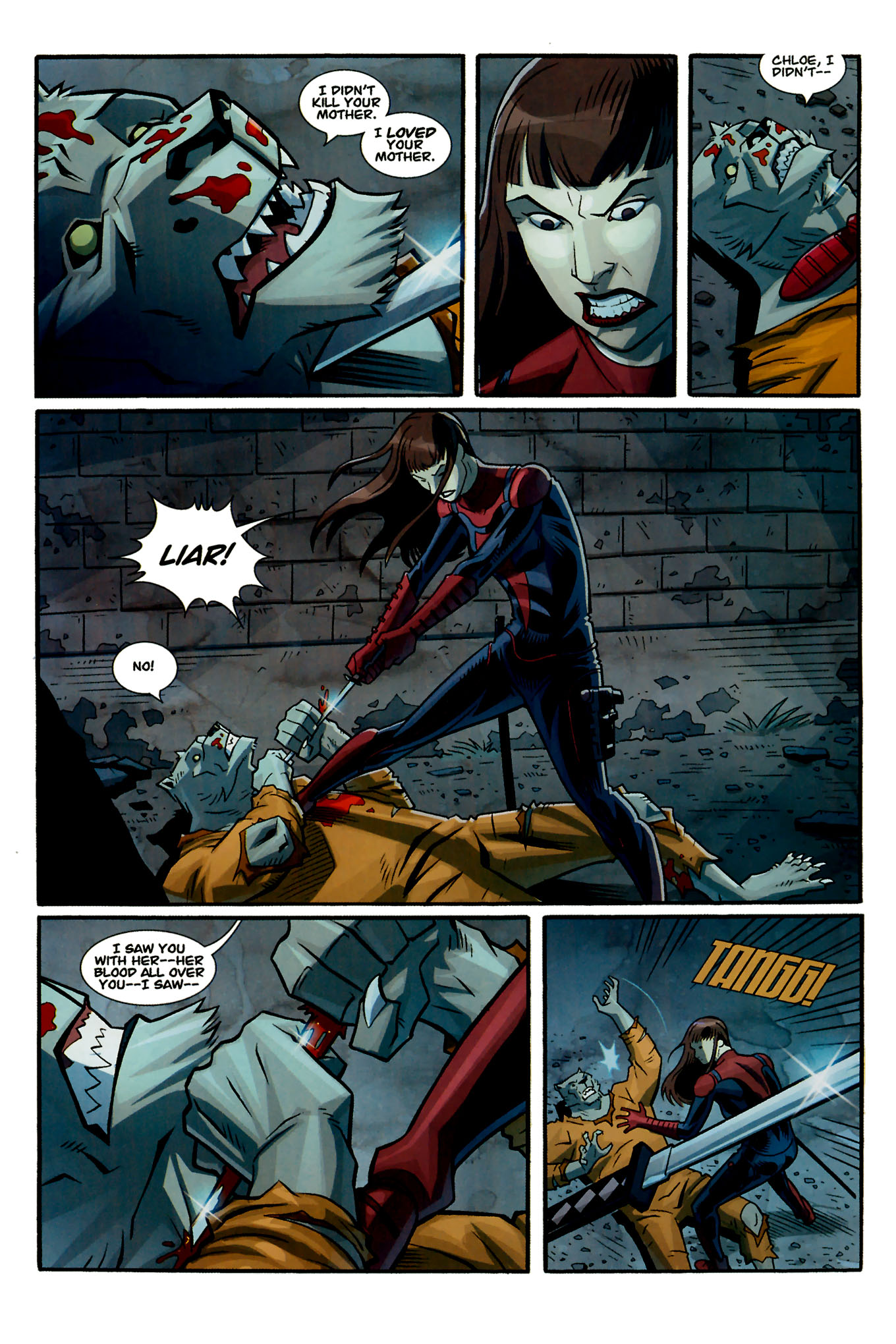 Read online The Astounding Wolf-Man comic -  Issue #16 - 17