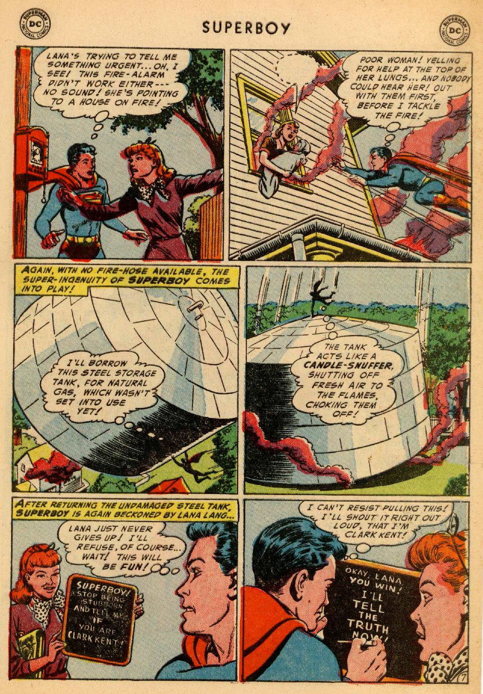 Read online Superboy (1949) comic -  Issue #32 - 8