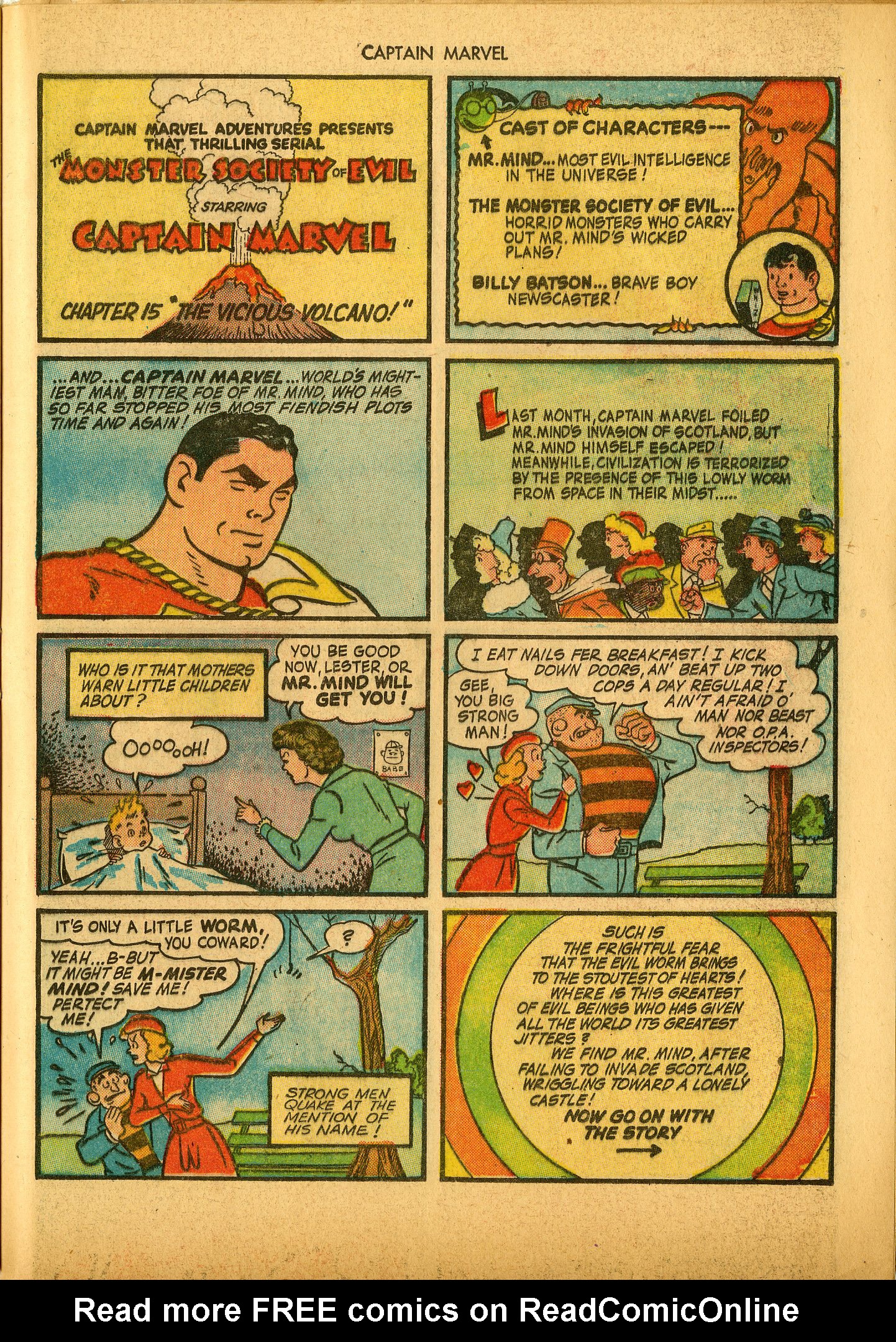Read online Captain Marvel Adventures comic -  Issue #36 - 41