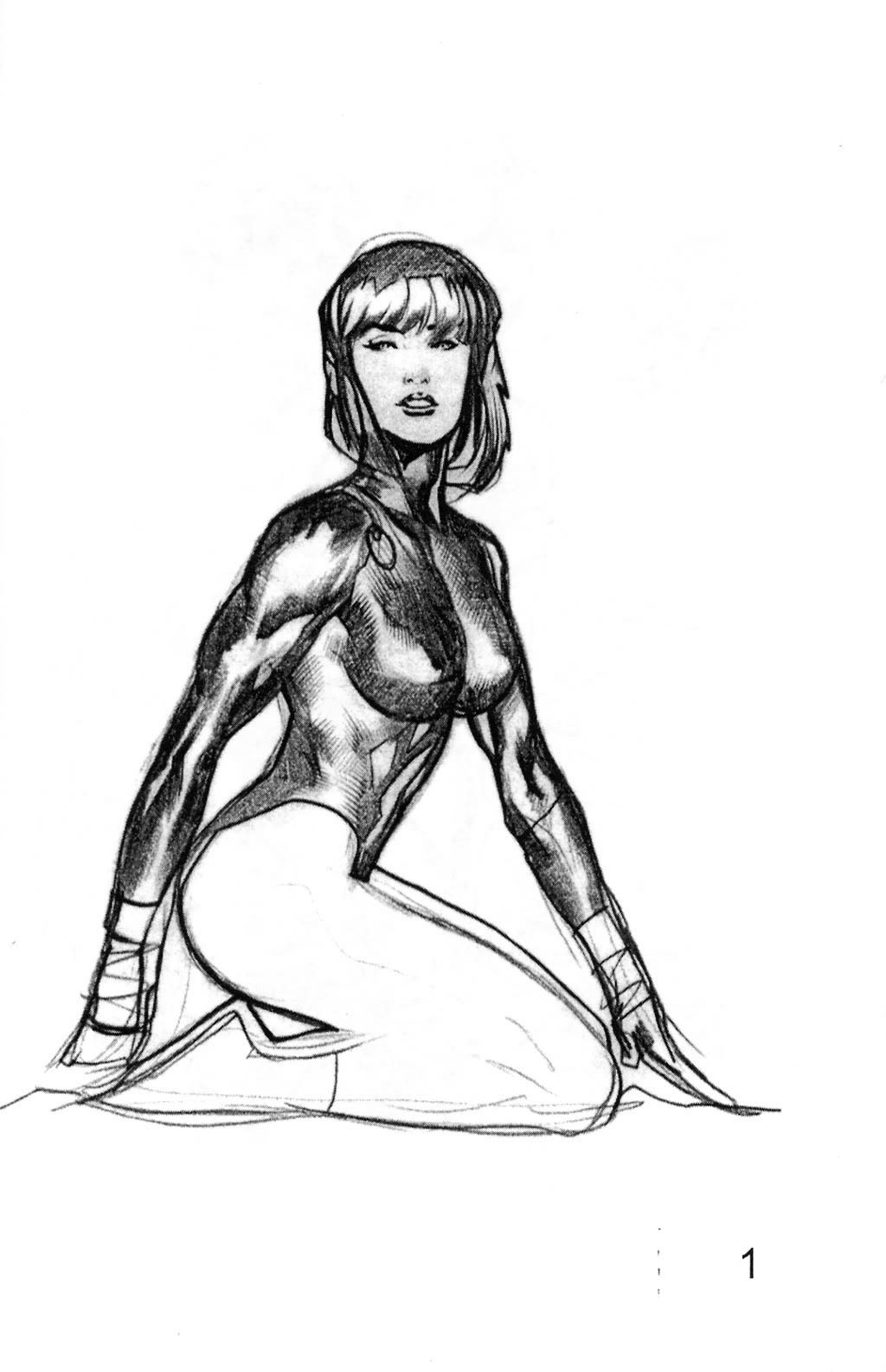 Read online Adam Hughes Convention Sketchbooks comic -  Issue # Full - 3