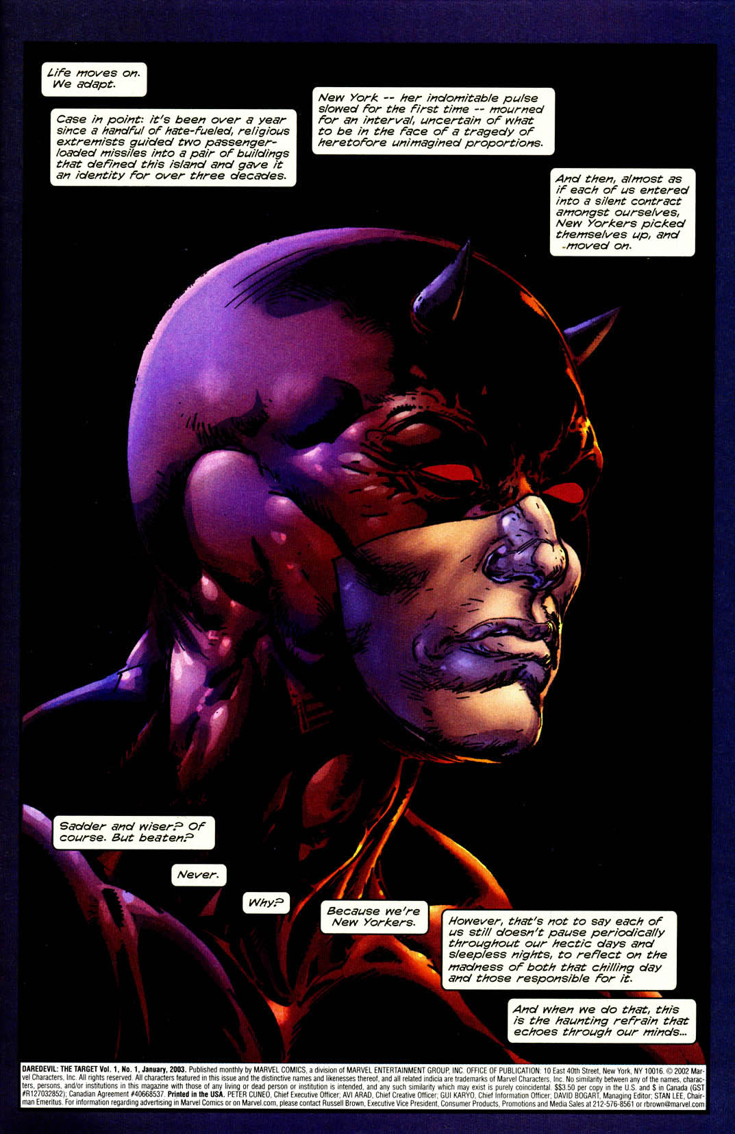 Read online Daredevil: The Target comic -  Issue # Full - 2