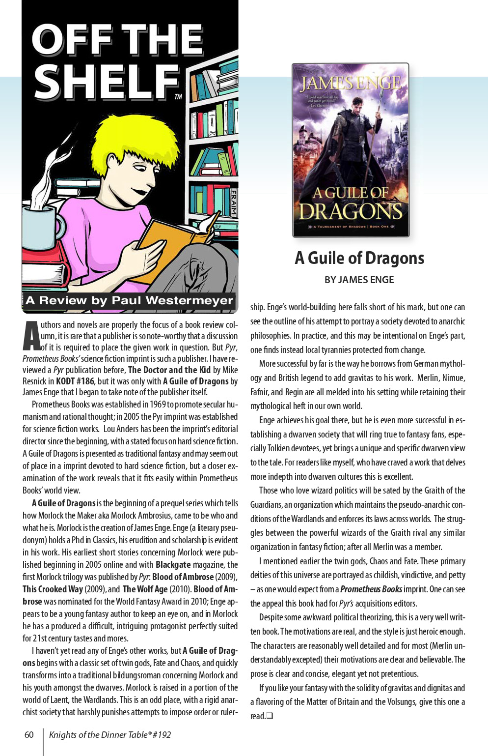 Read online Knights of the Dinner Table comic -  Issue #192 - 62