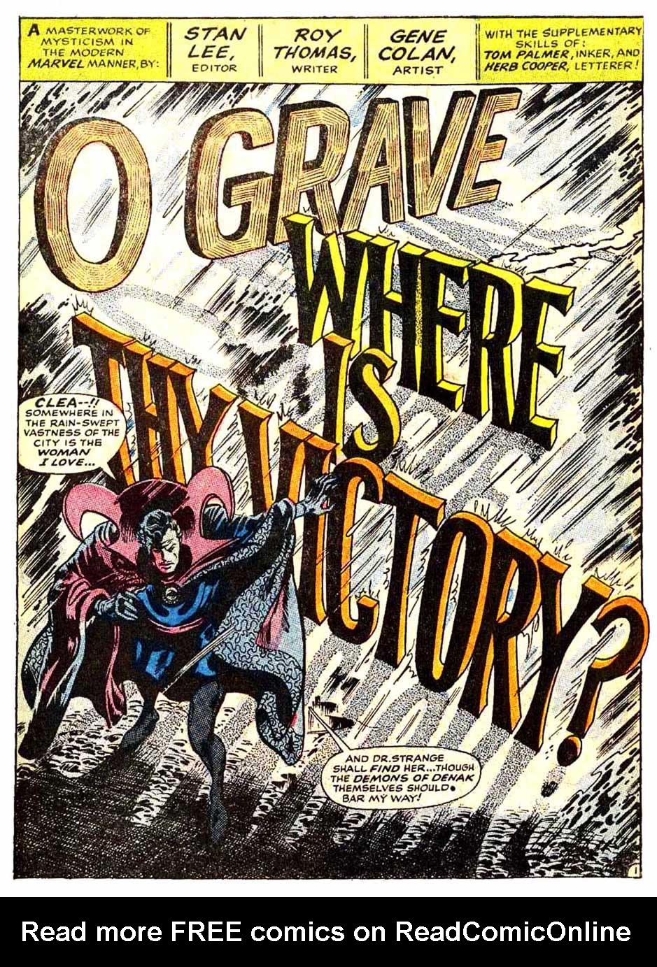 Read online Doctor Strange (1968) comic -  Issue #176 - 2