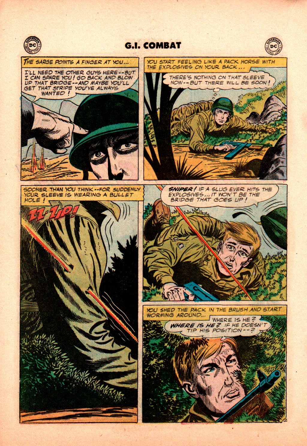 Read online G.I. Combat (1952) comic -  Issue #50 - 20