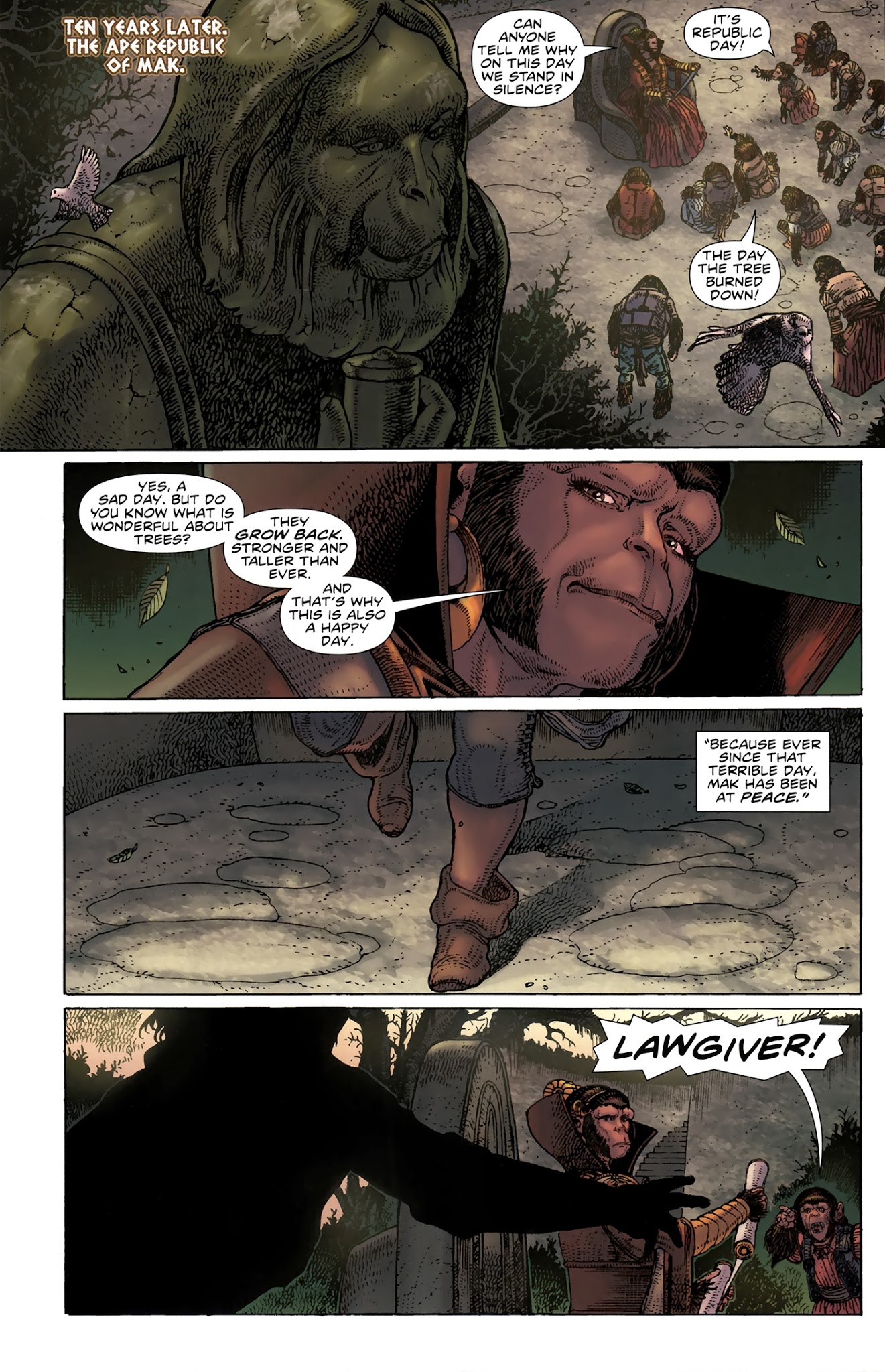 Read online Planet of the Apes (2011) comic -  Issue #12 - 21