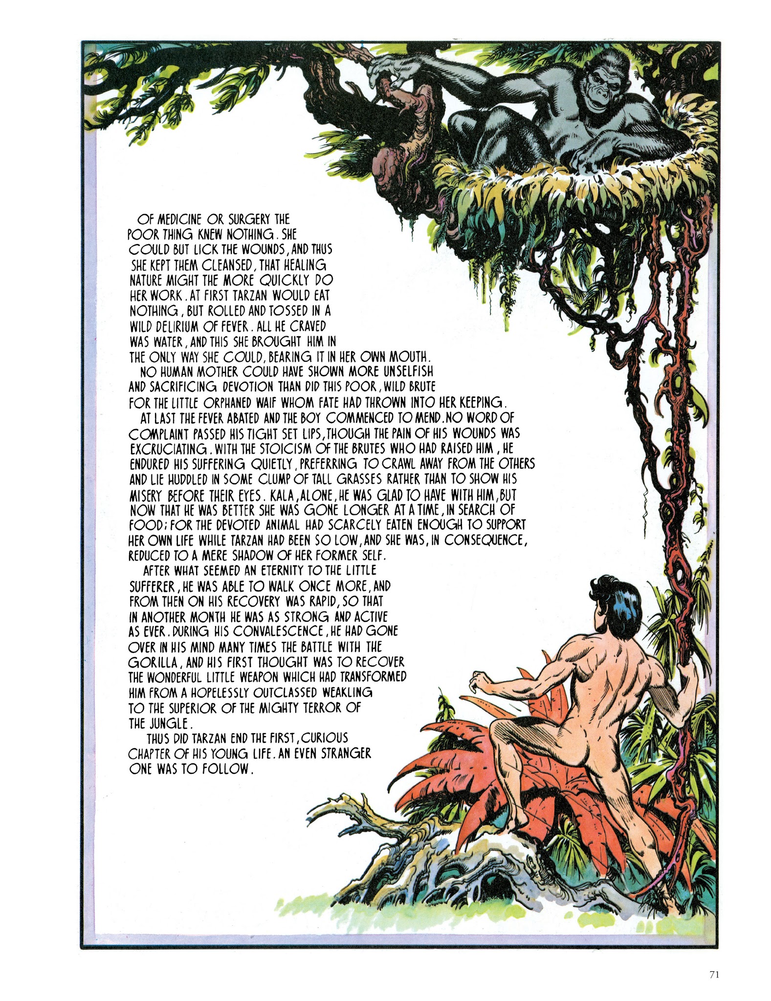 Read online Edgar Rice Burroughs' Tarzan: Burne Hogarth's Lord of the Jungle comic -  Issue # TPB - 73
