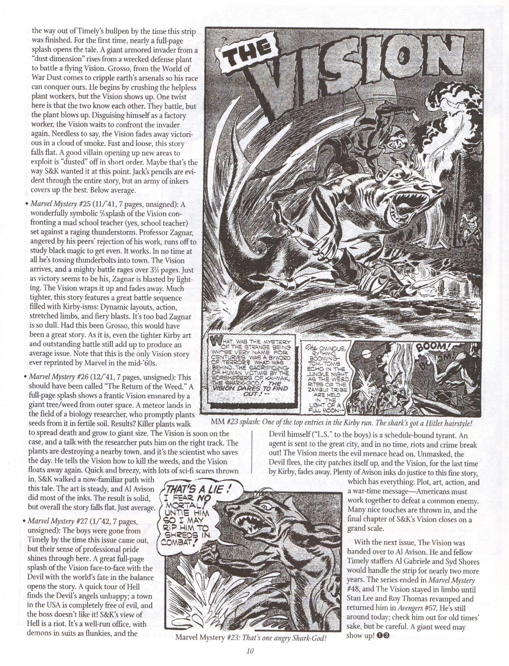 Read online The Jack Kirby Collector comic -  Issue #13 - 10