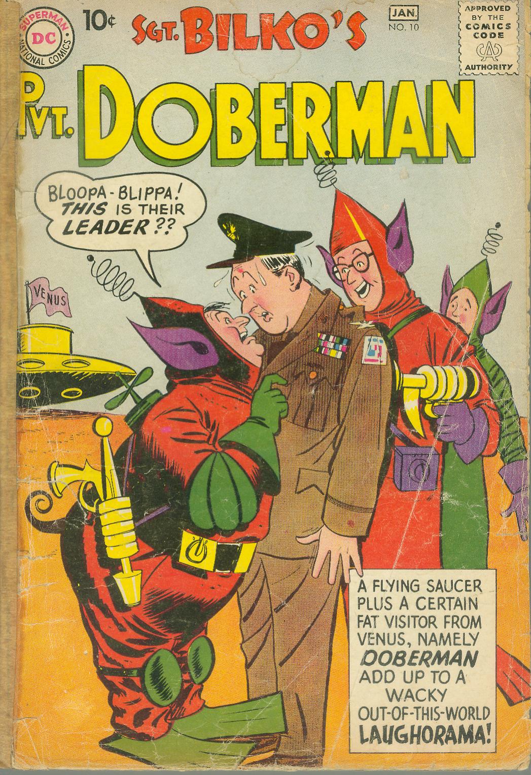 Read online Sgt. Bilko's Pvt. Doberman comic -  Issue #10 - 1