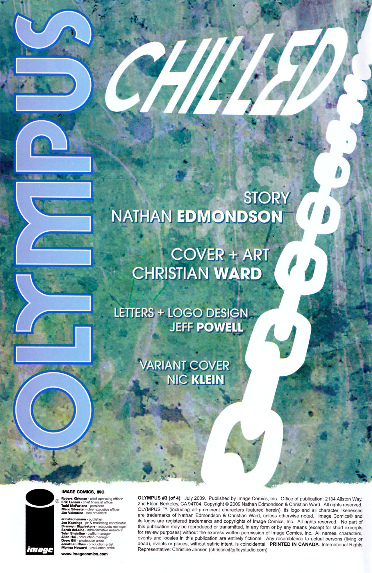 Read online Olympus (2009) comic -  Issue #3 - 2