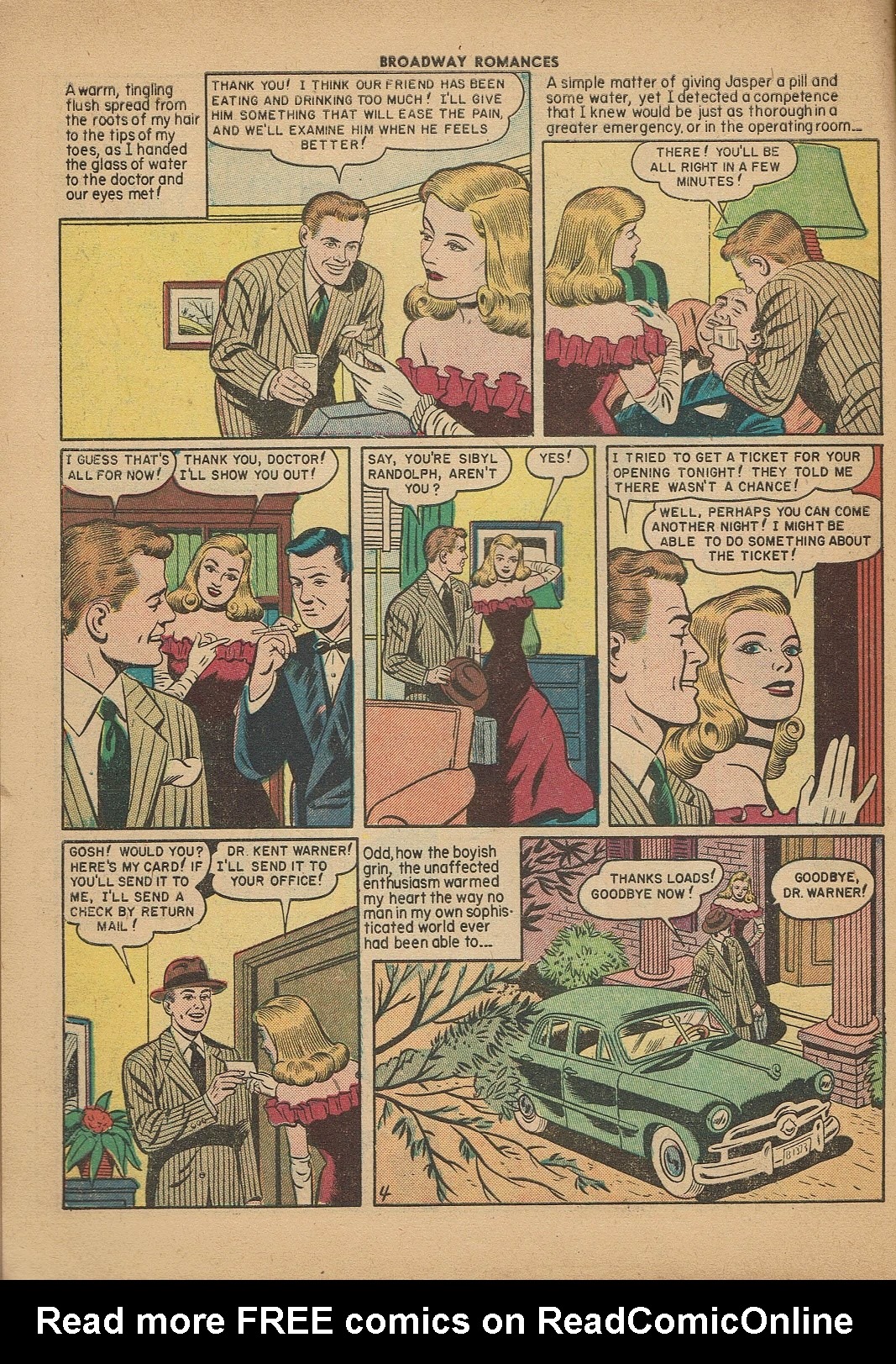 Read online Broadway Romances comic -  Issue #4 - 6