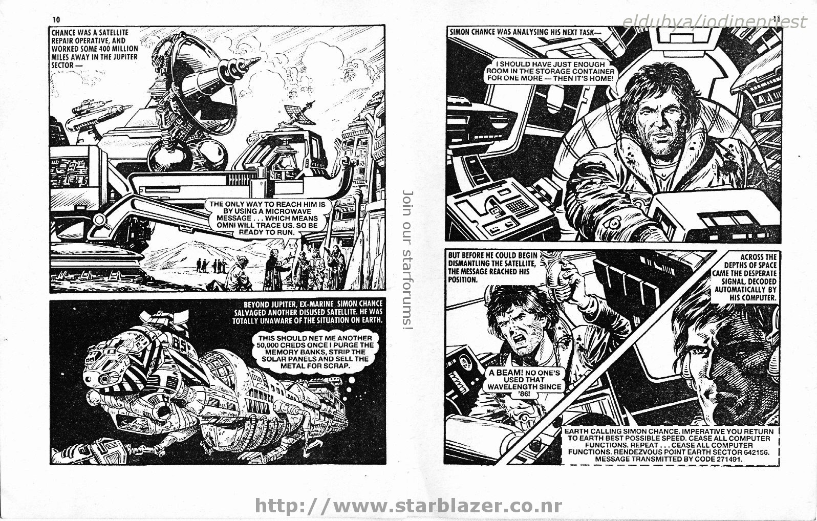 Read online Starblazer comic -  Issue #195 - 7