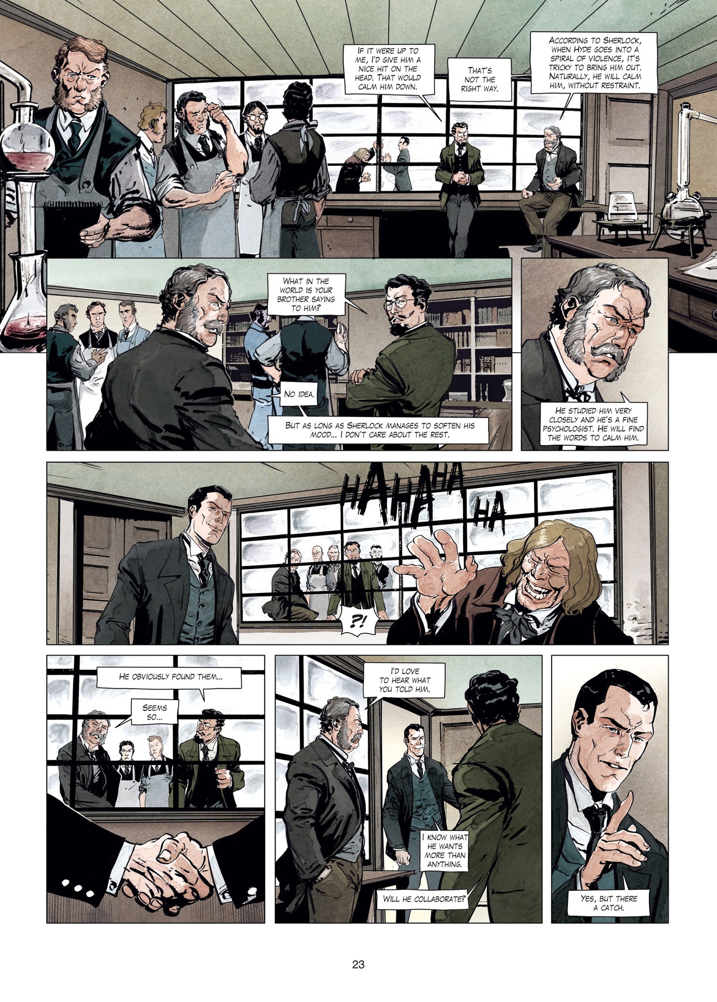 Read online Sherlock Holmes Society comic -  Issue #4 - 23