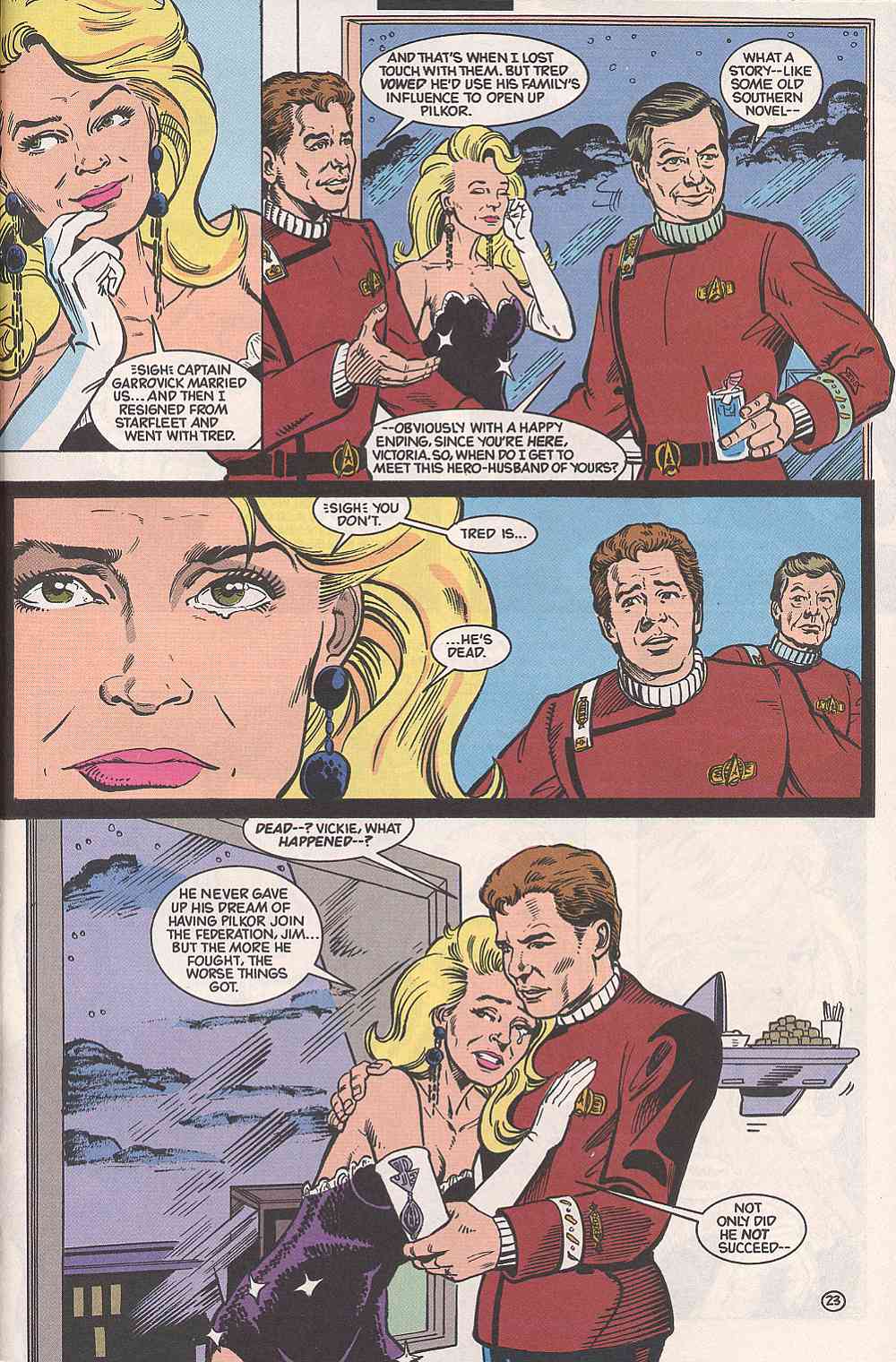 Read online Star Trek (1989) comic -  Issue #25 - 23