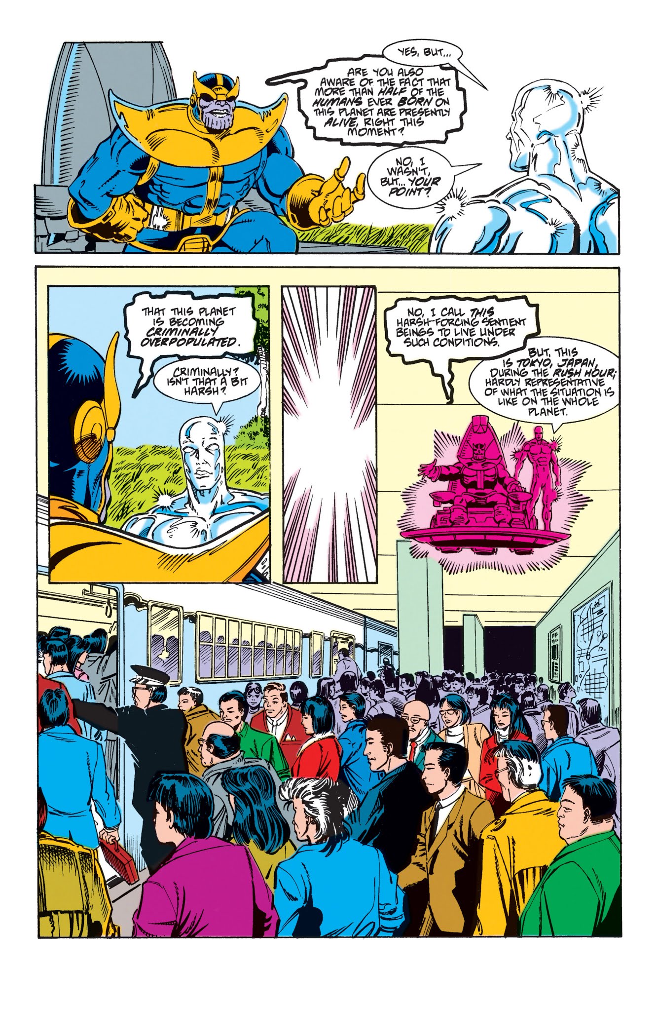 Read online Silver Surfer (1987) comic -  Issue # _TPB Silver Surfer - Rebirth of Thanos (Part 1) - 31
