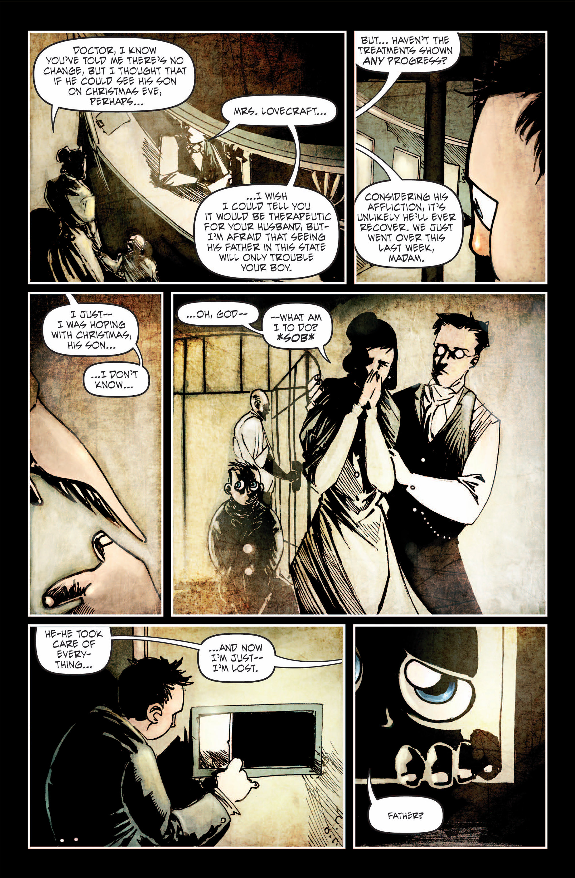 Read online Arcana Studio Presents Howard Lovecraft & the Frozen Kingdom comic -  Issue #1 - 4