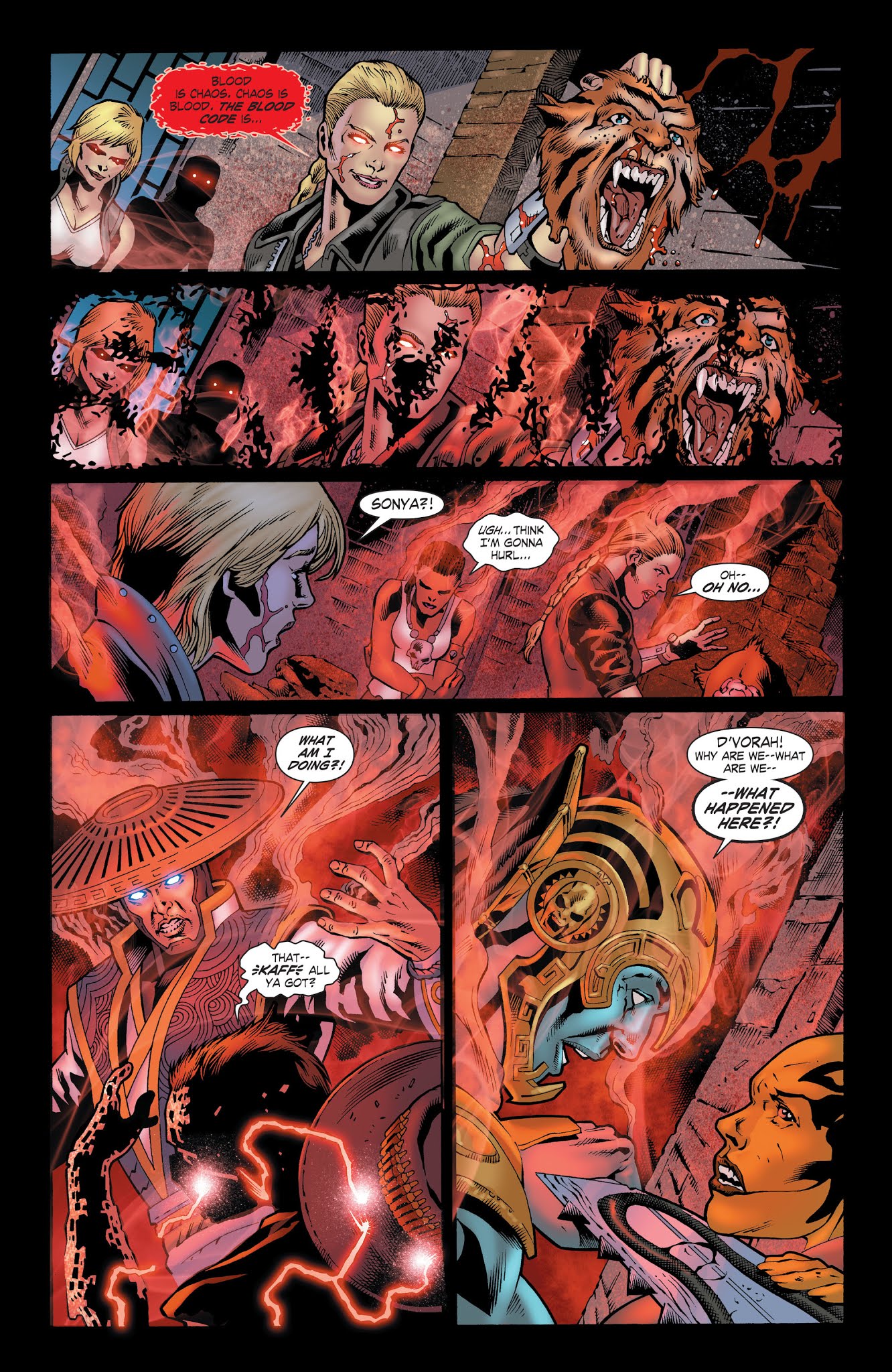 Read online Mortal Kombat X [I] comic -  Issue # _TPB 3 - 90
