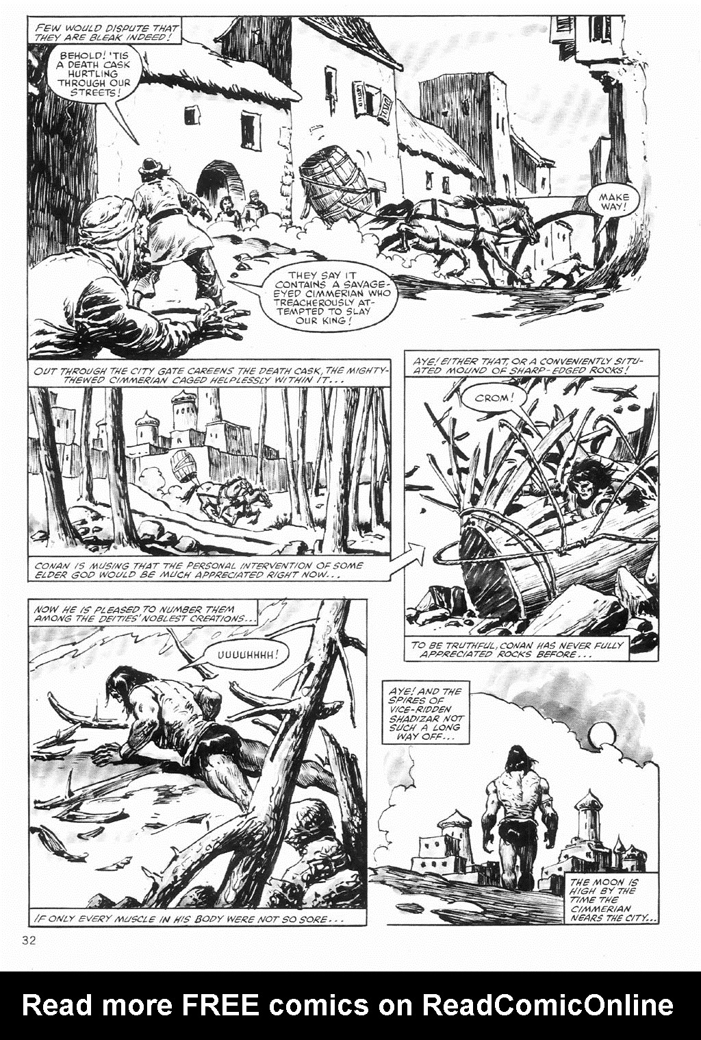 Read online The Savage Sword Of Conan comic -  Issue #81 - 32