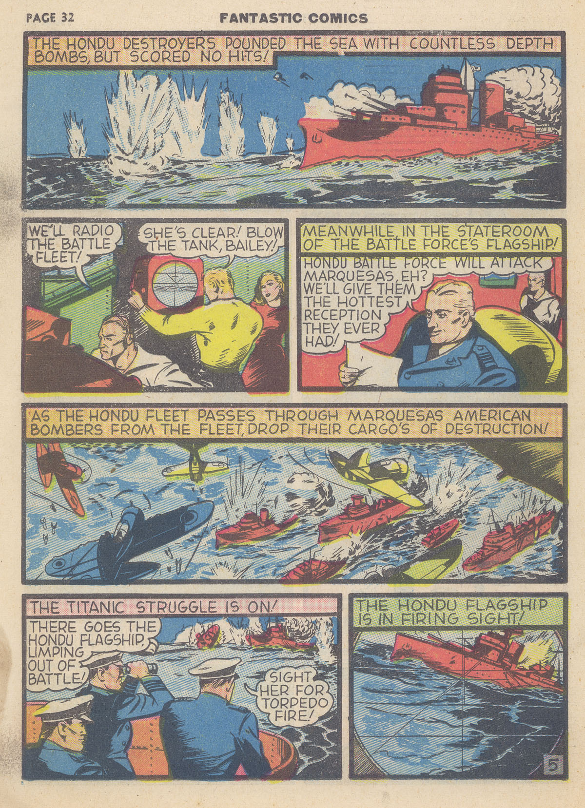 Read online Fantastic Comics comic -  Issue #9 - 34