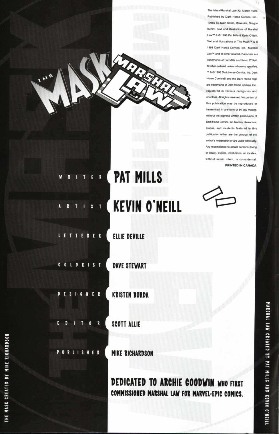 Read online The Mask/Marshal Law comic -  Issue #2 - 2