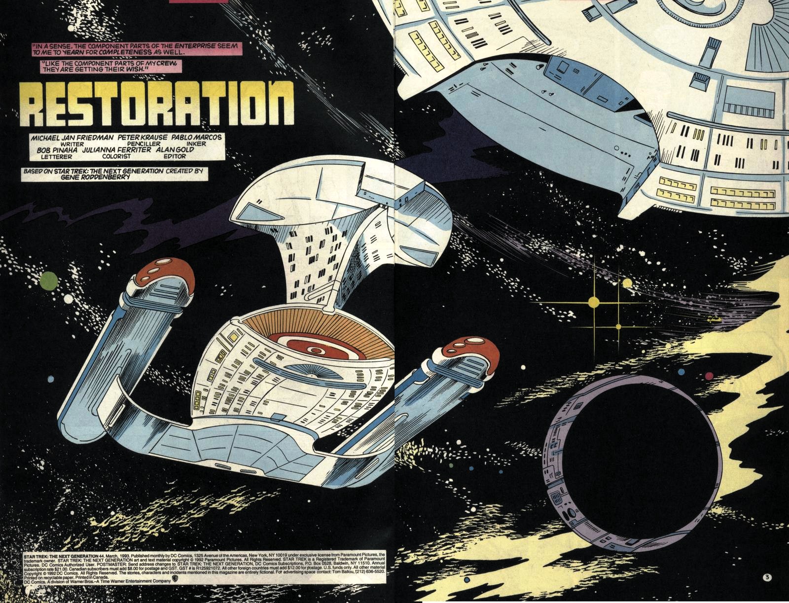 Read online Star Trek: The Next Generation (1989) comic -  Issue #44 - 3