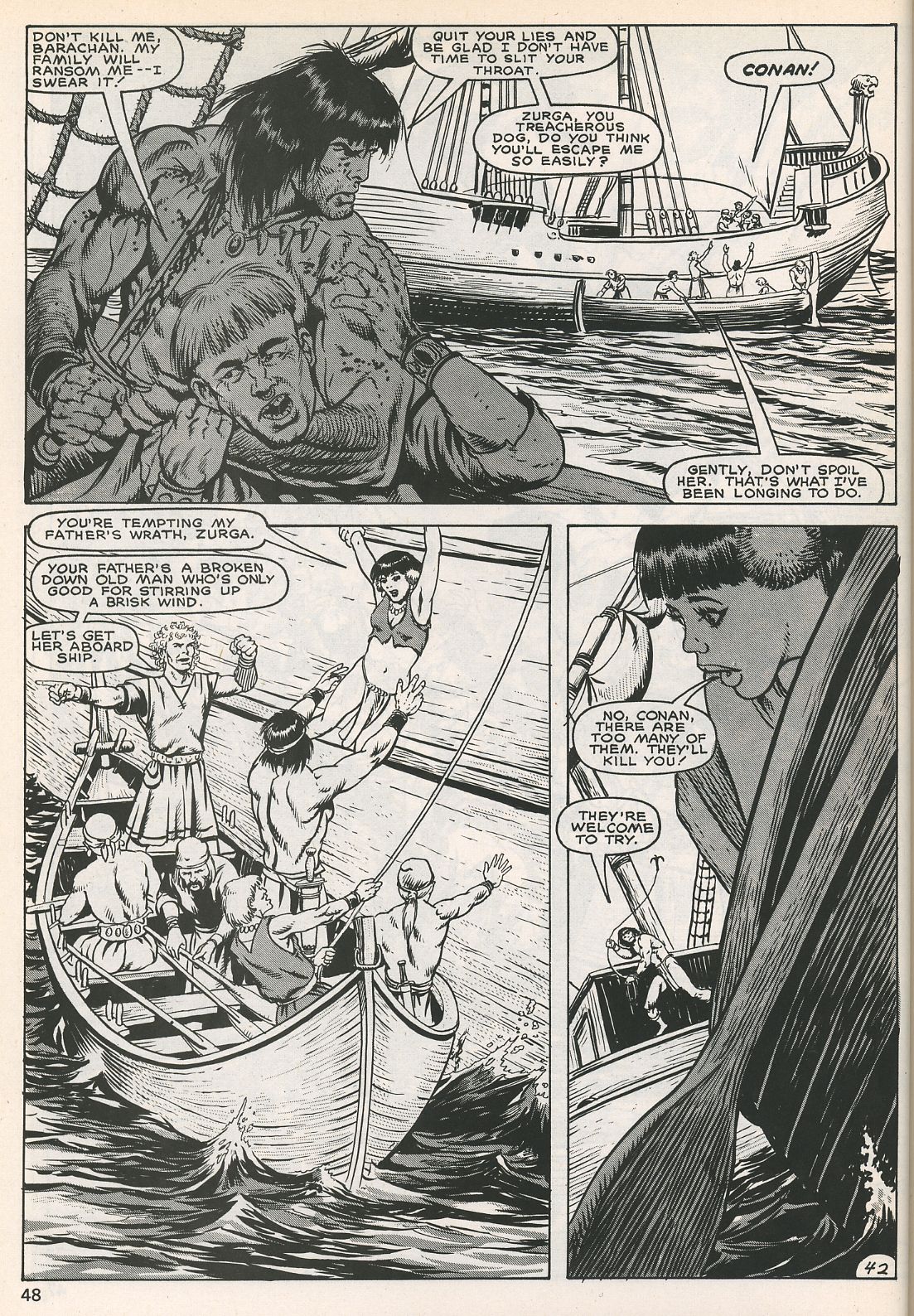 The Savage Sword Of Conan issue 129 - Page 46