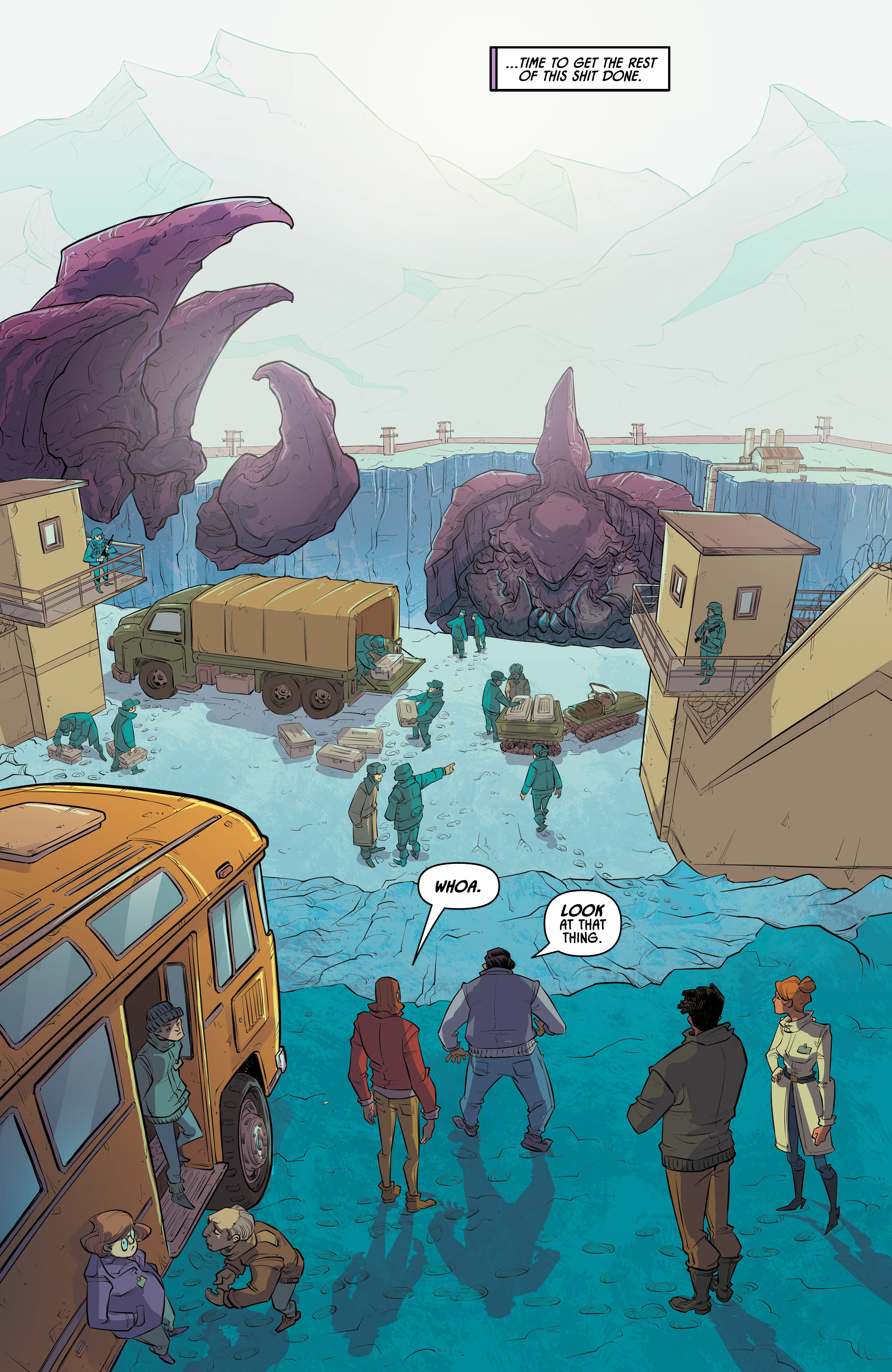 Read online Kaiju Score: Steal From the Gods comic -  Issue #3 - 4