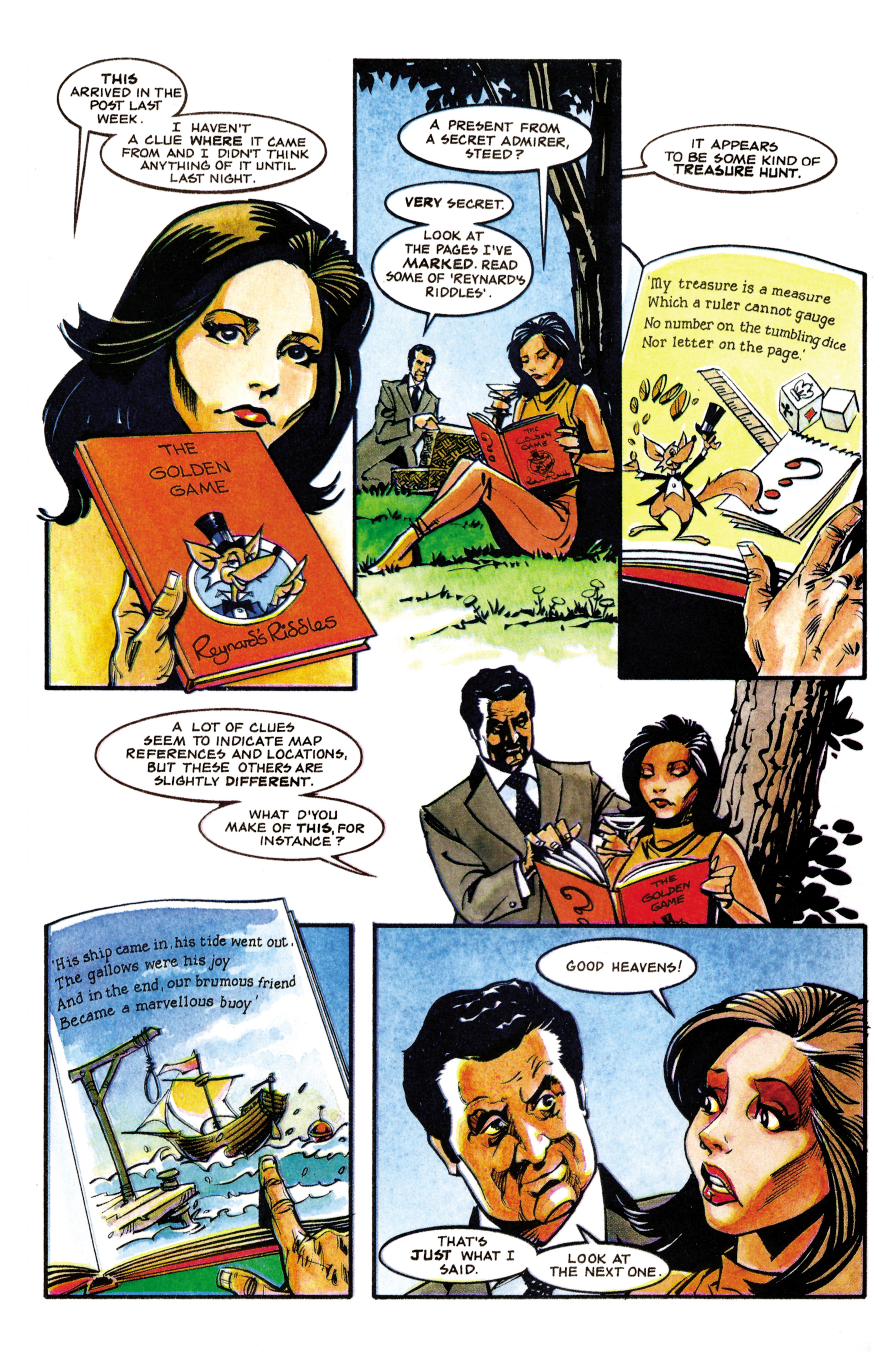 Read online Steed & Mrs. Peel: Golden Game comic -  Issue # Full - 45