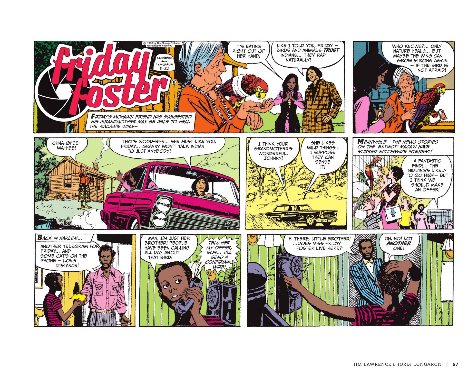Read online Friday Foster: The Sunday Strips comic -  Issue # TPB (Part 1) - 68