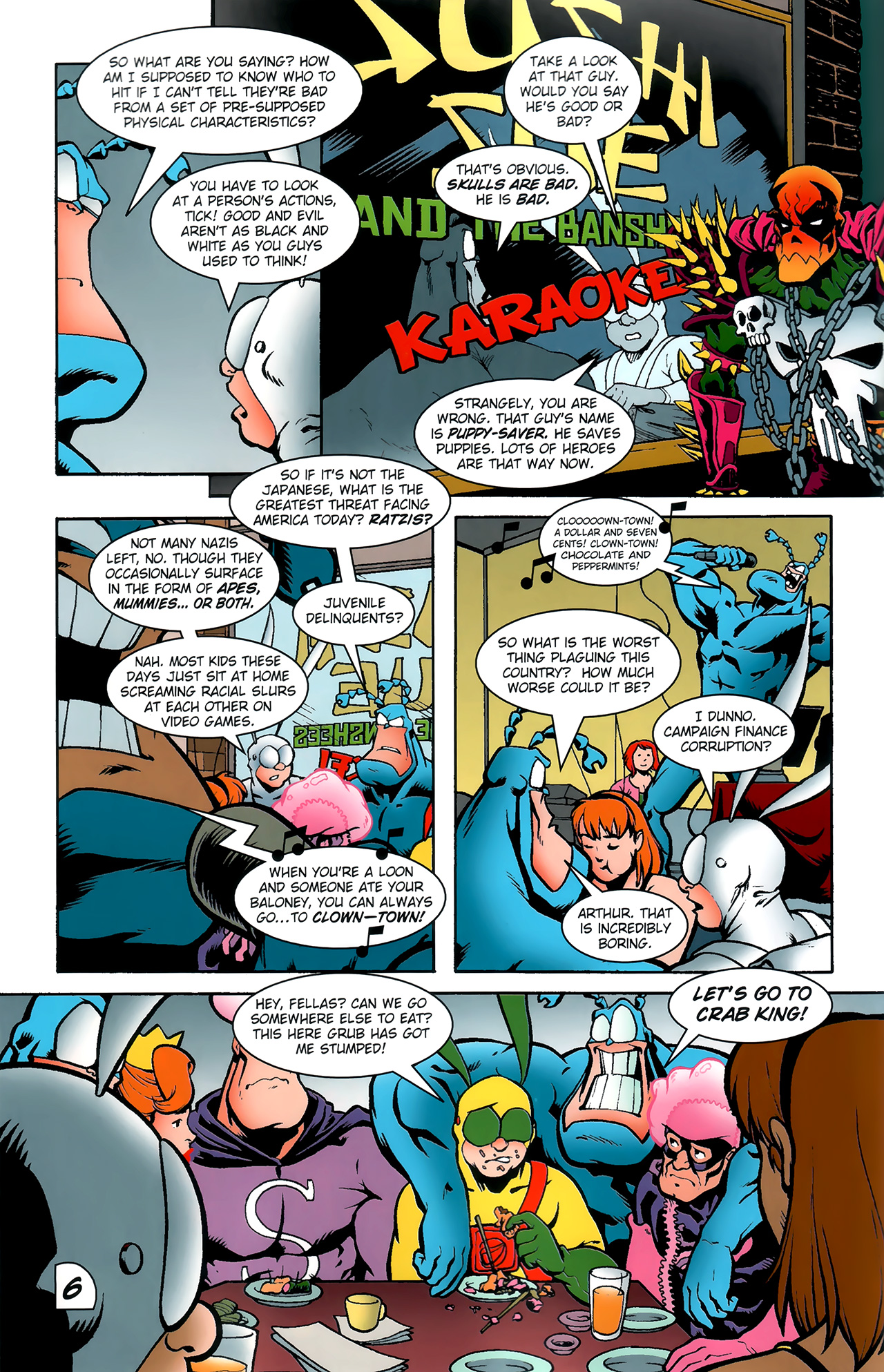 Read online The Tick New Series comic -  Issue #6 - 8