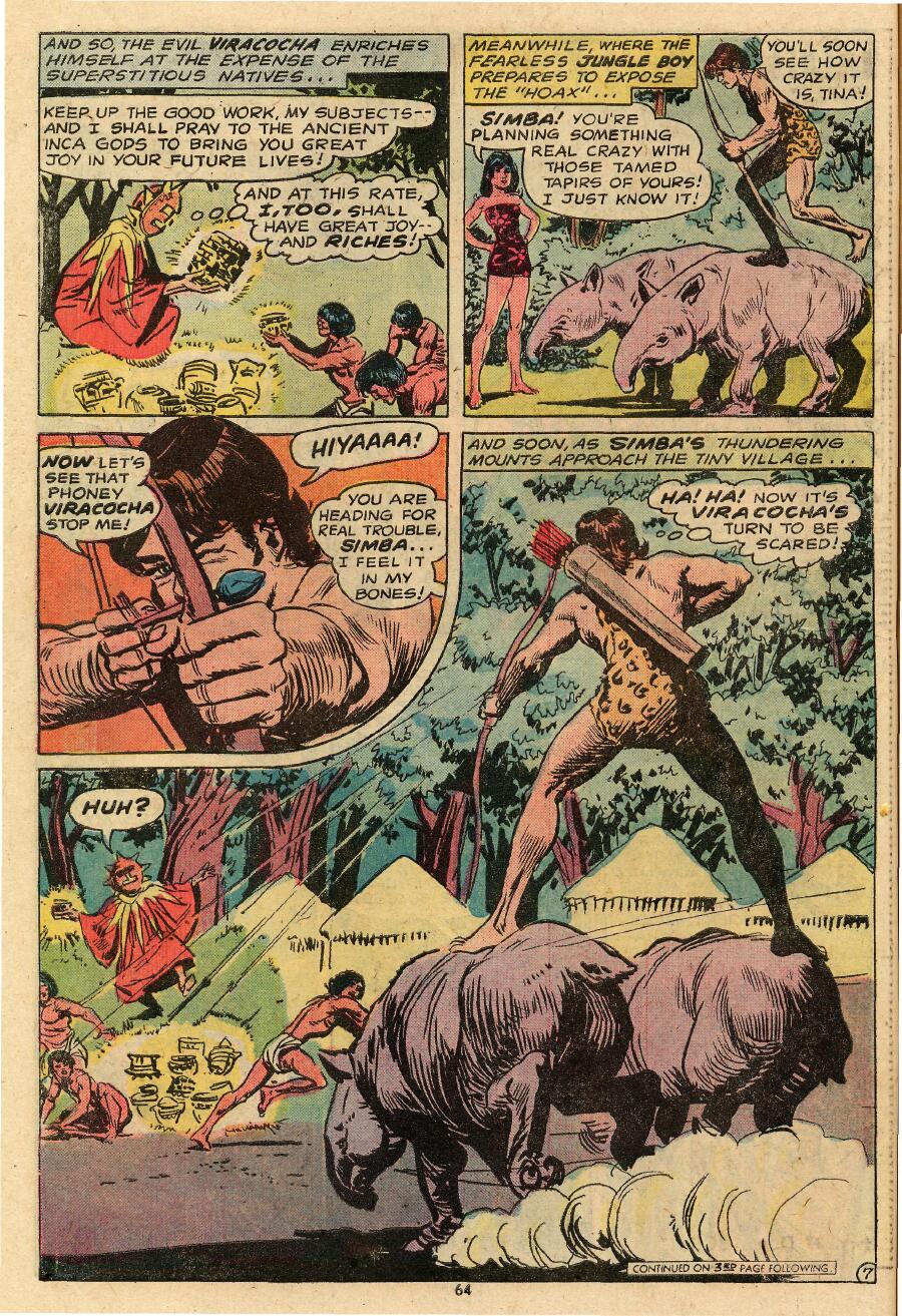 Read online Tarzan (1972) comic -  Issue #231 - 66