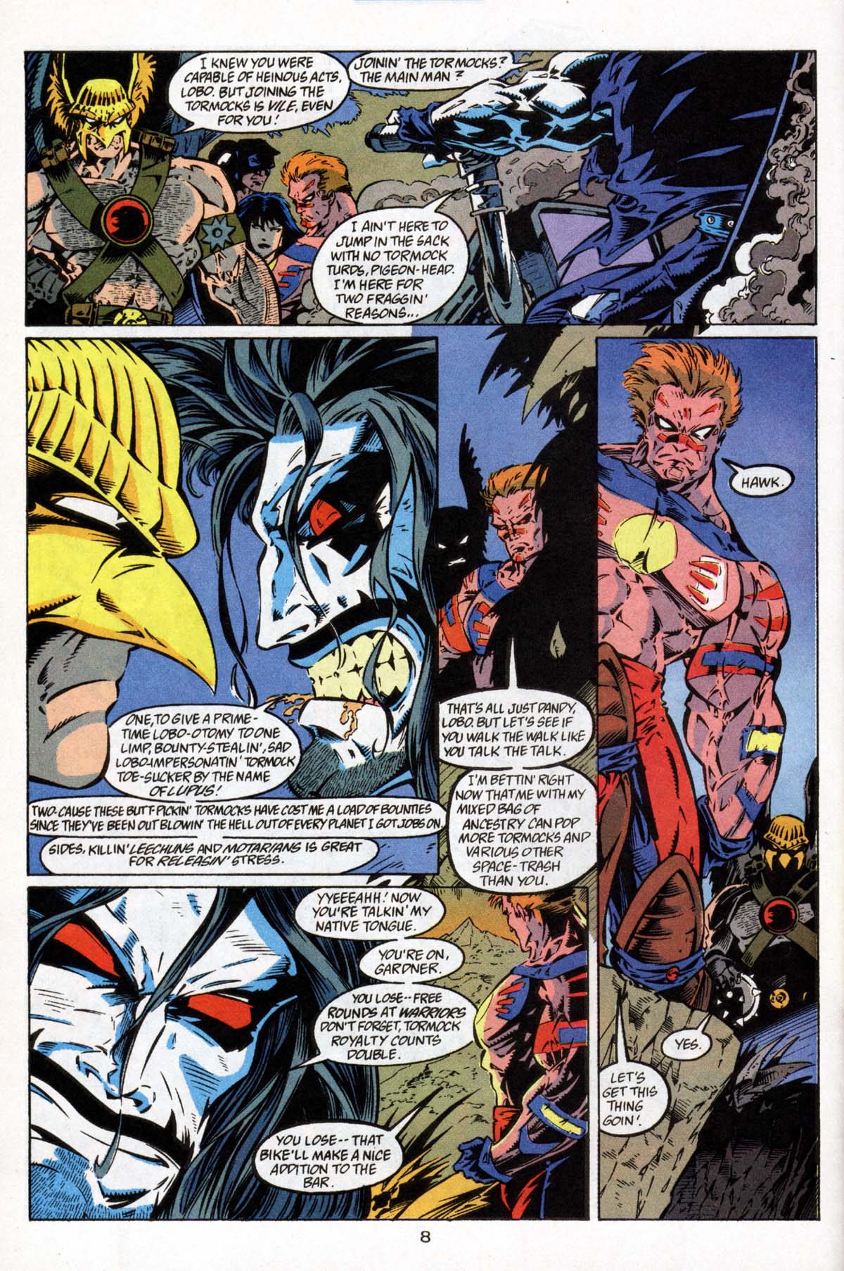 Read online Justice League America comic -  Issue #102c - 9