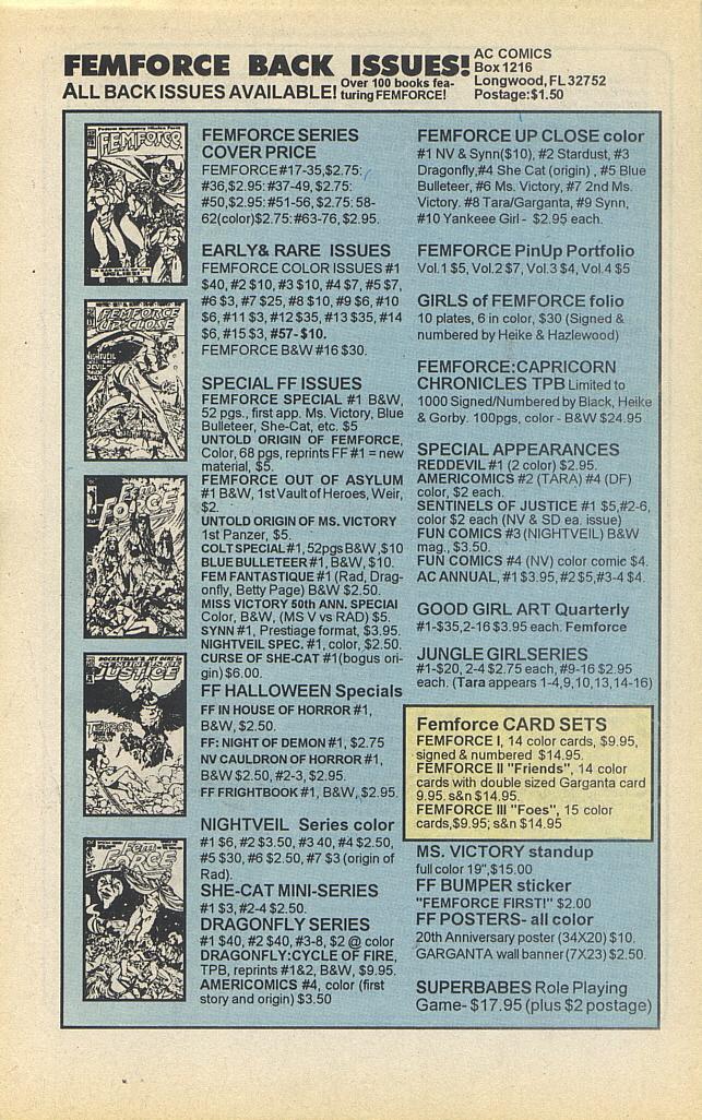 Read online Femforce comic -  Issue #76 - 35