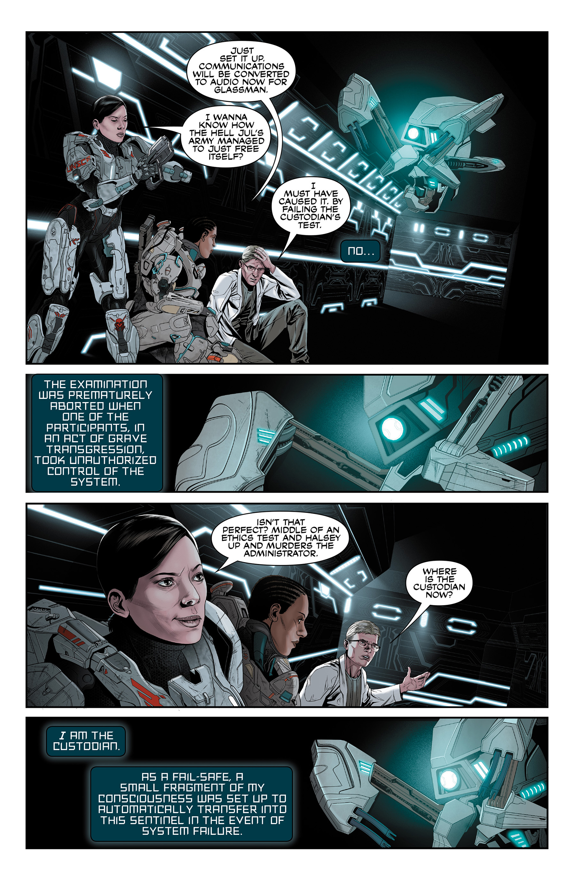 Read online Halo: Escalation comic -  Issue #23 - 16