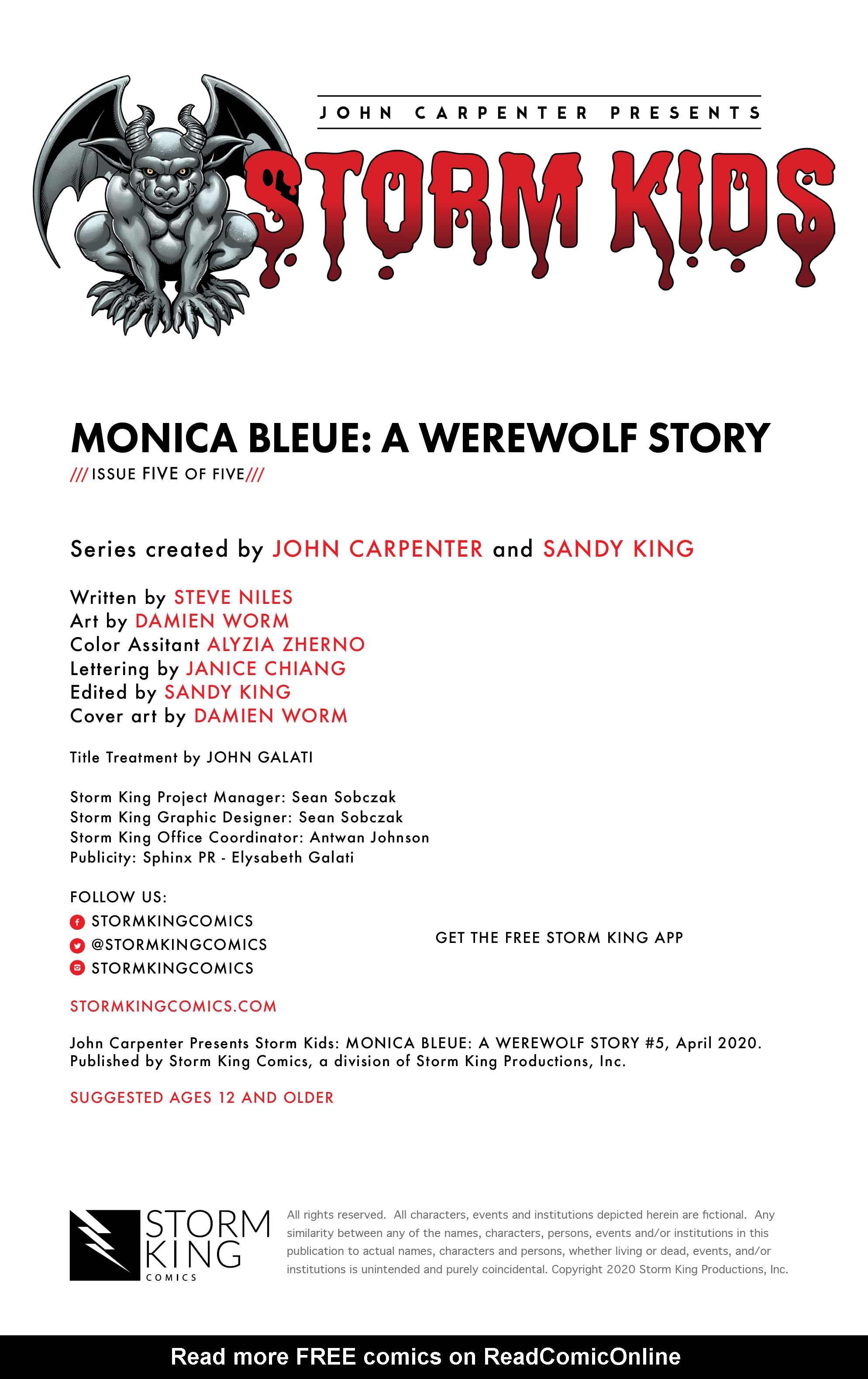 Read online John Carpenter Presents Storm Kids: Monica Bleue: A Werewolf Story comic -  Issue #5 - 2